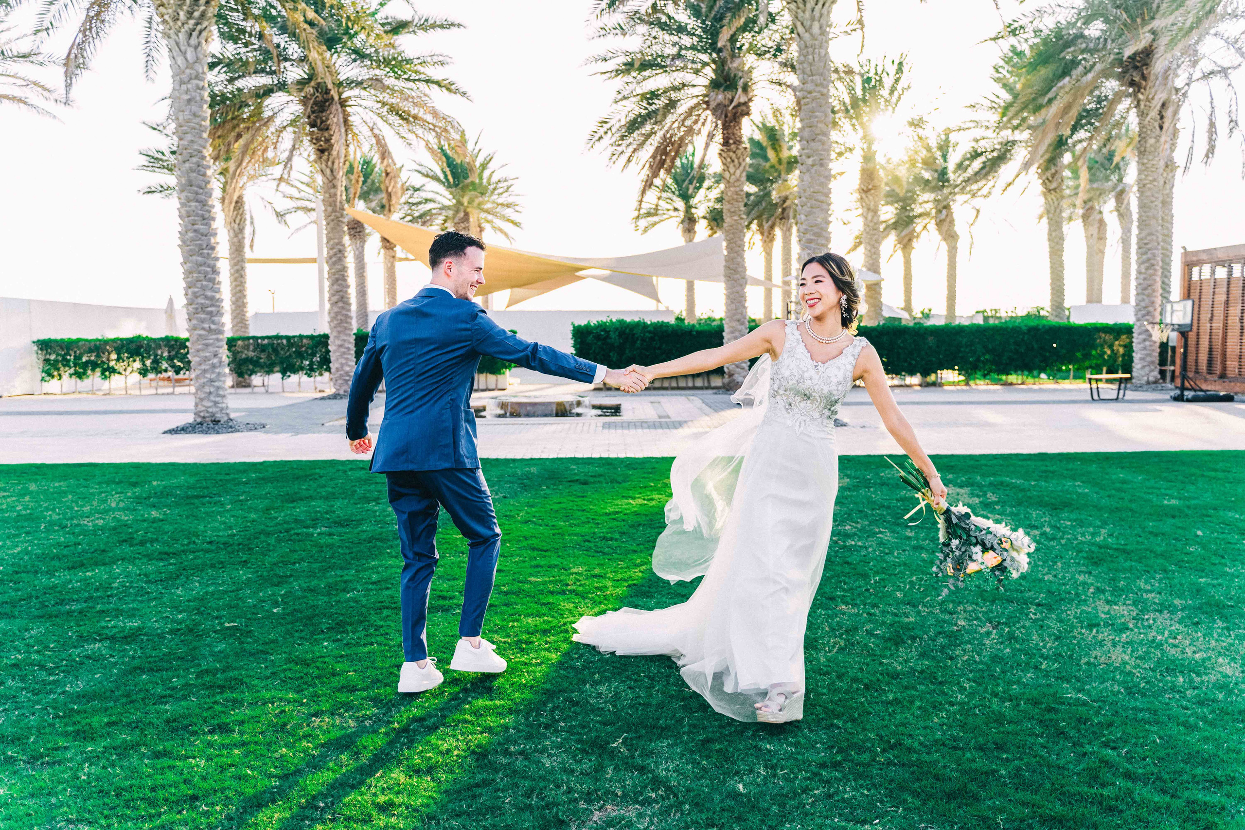 Японско-французская свадьба в эмиратах. Фотограф и видеограф в Москве и Абу Даби Мария Кулагина