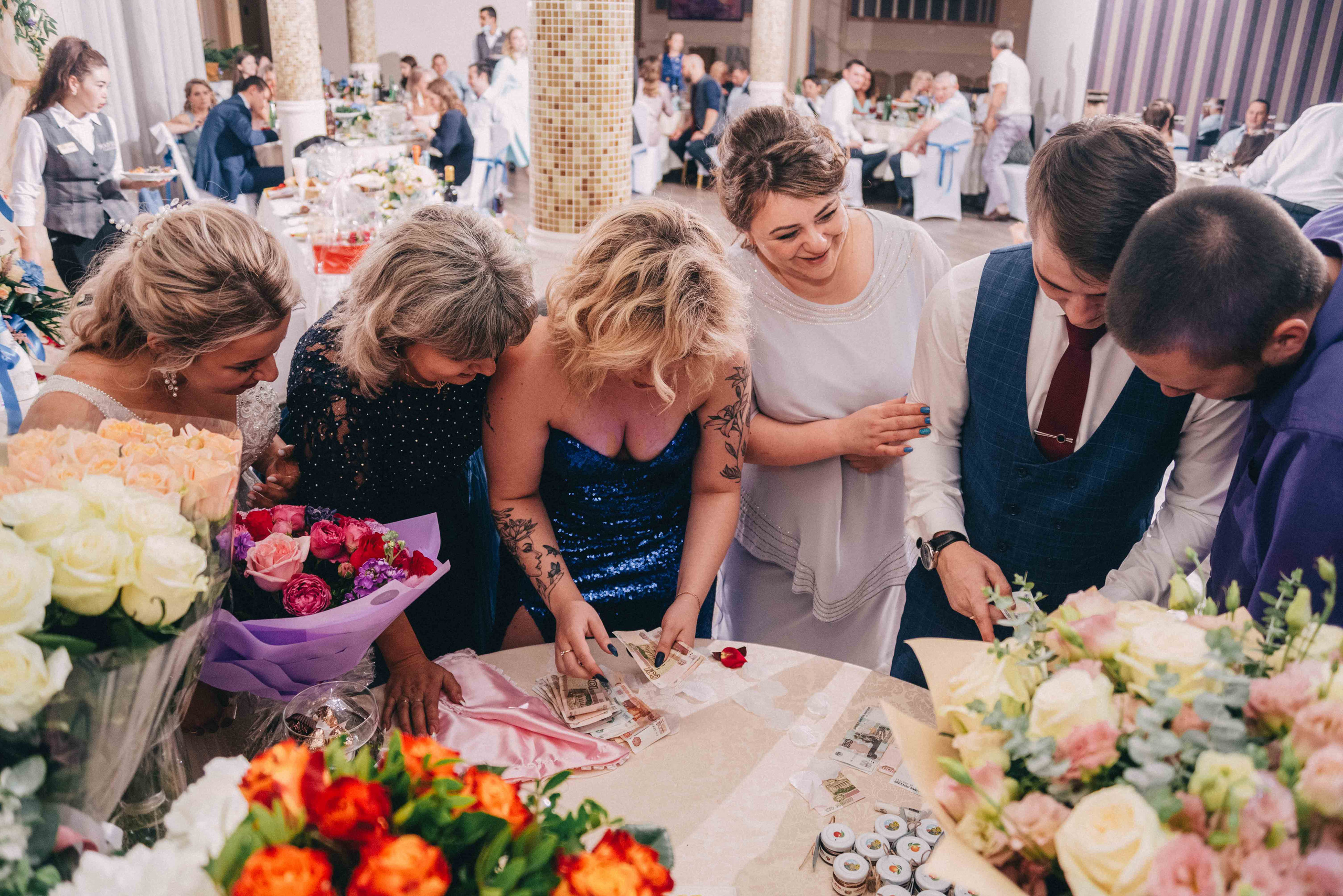 Каравай, очаг, горько — классическая русская свадьба. Фотограф и видеограф в Москве и Абу Даби Мария Кулагина