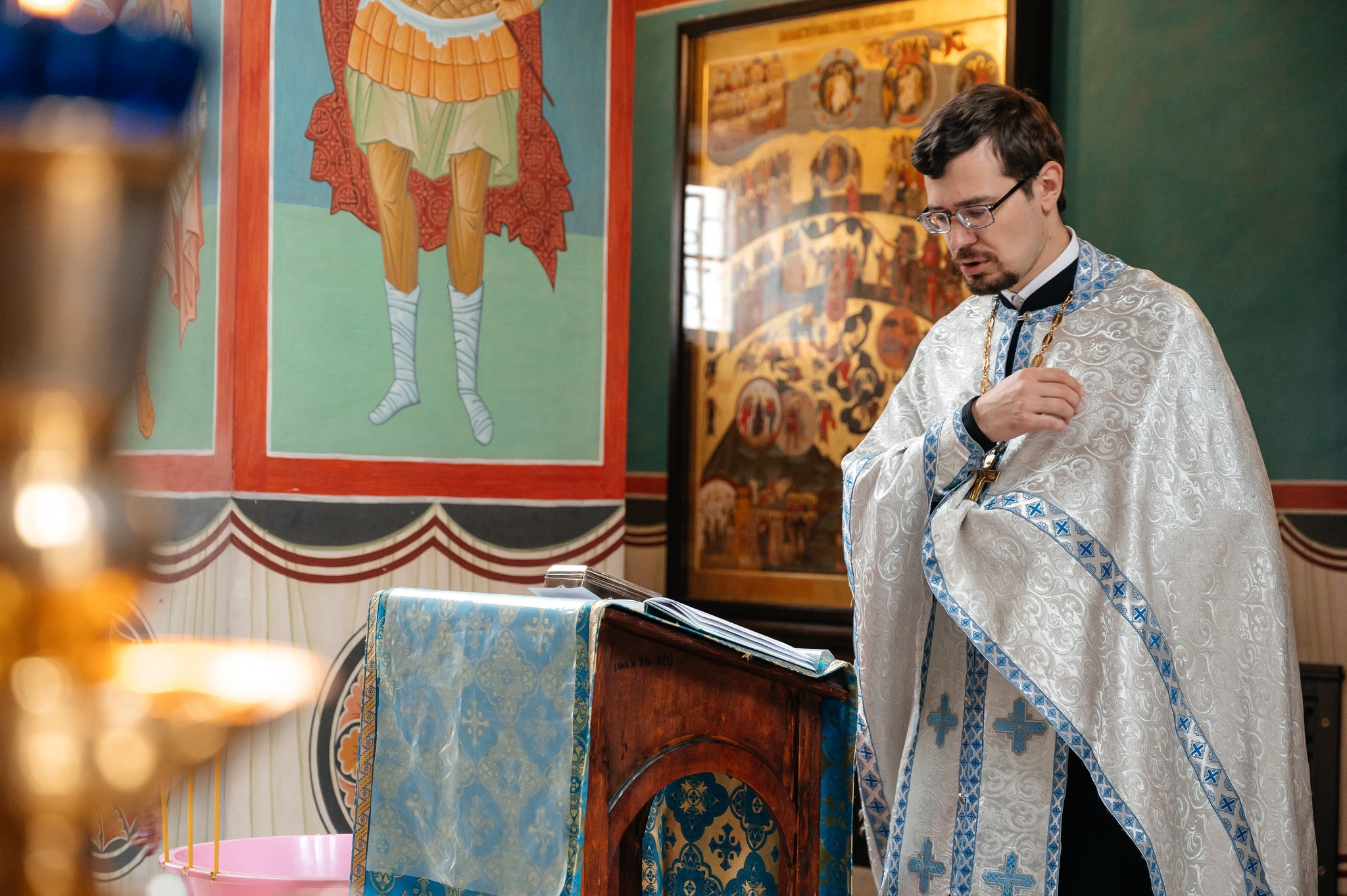 Крещение в храме. Свадебный и семейный фотограф из Санкт-Петербурга Климов Анатолий