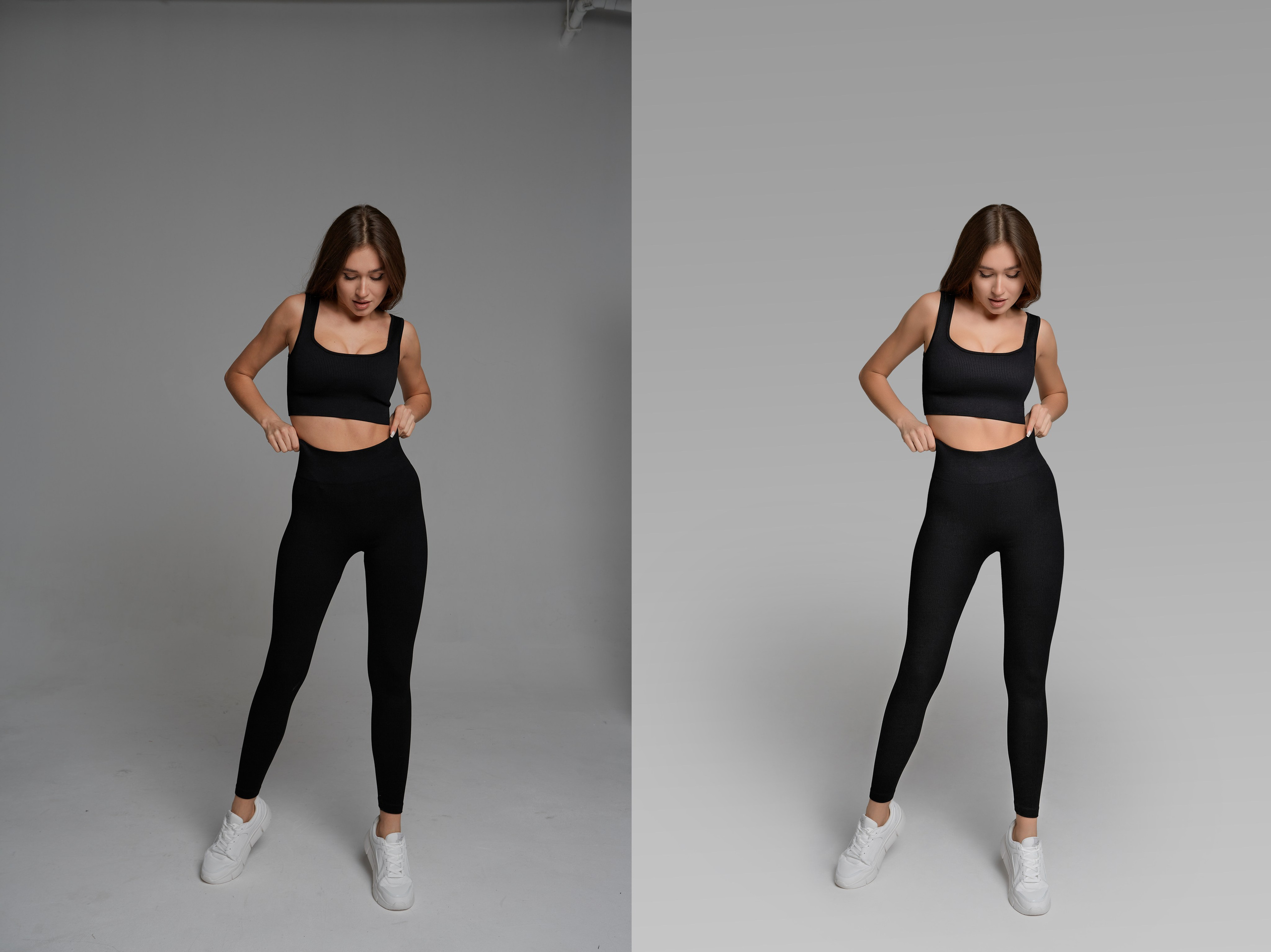 Ретушь портретов для рекламы спортивной одежды — динамика и стиль! | Студия SVITHART