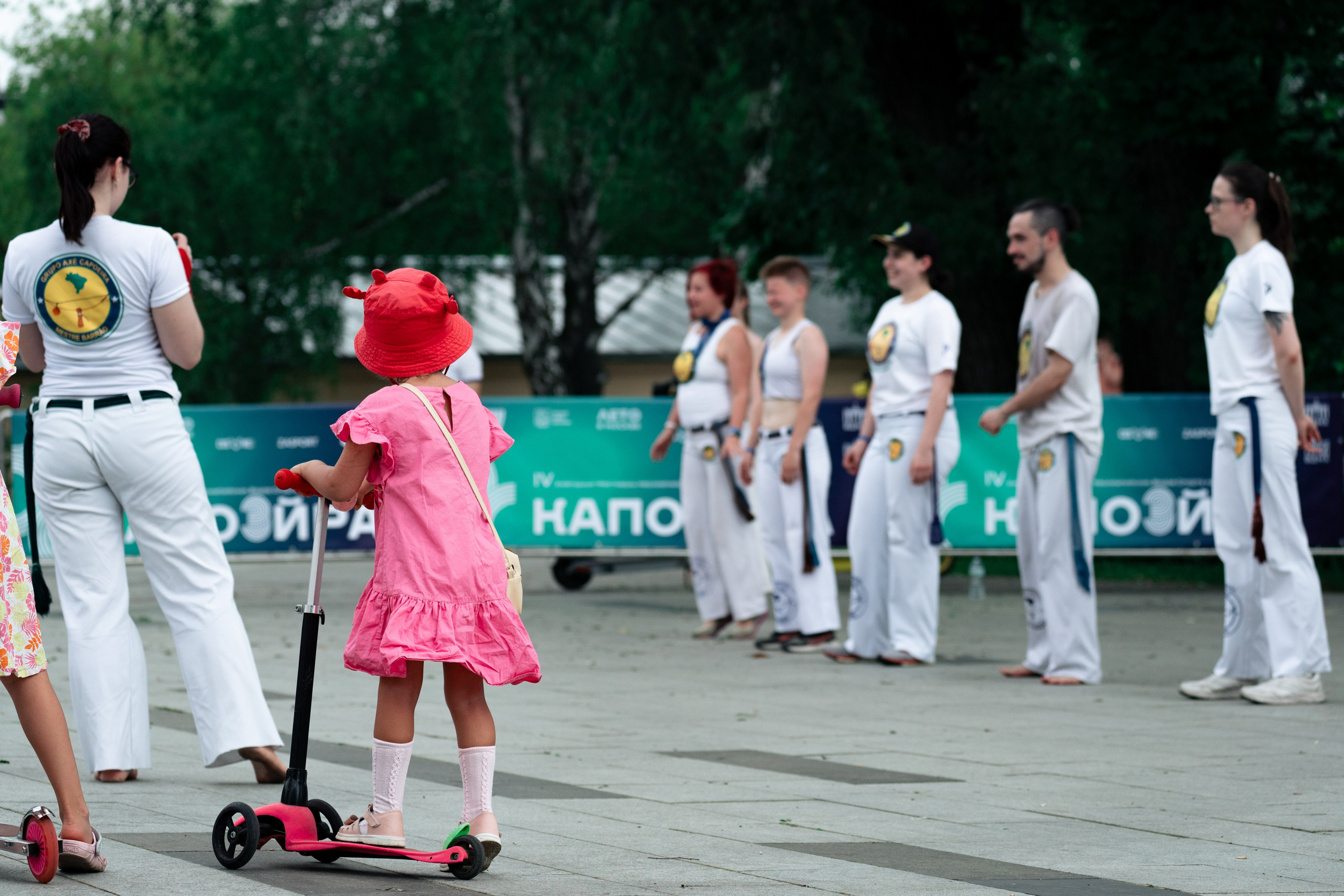 Открытый класс AXE Capoeira на фестивале неолимписких видов спорта на ВДНХ 2025 г:. Фотограф в Москве Ткаченко Владимир