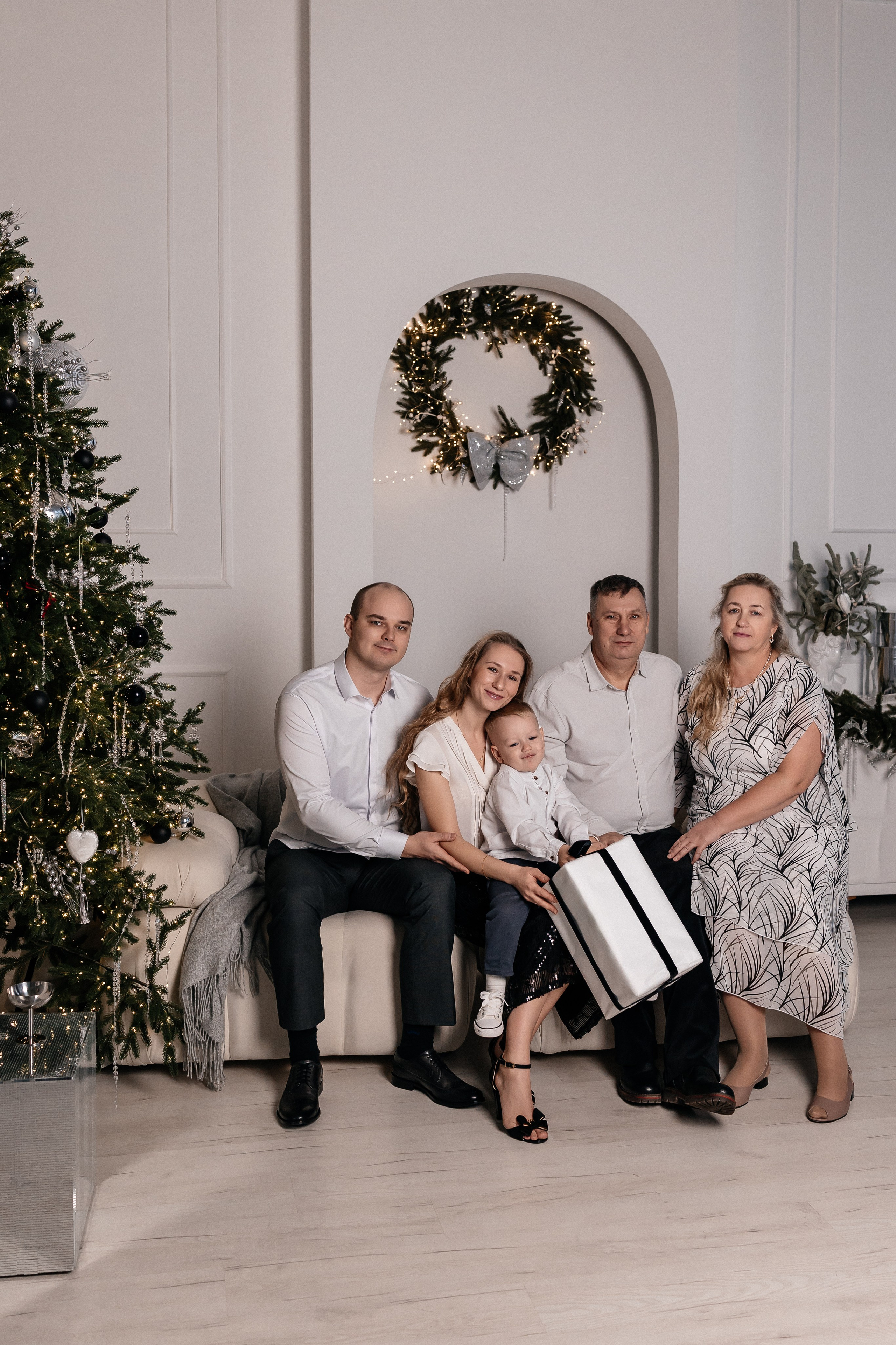 Новогодняя. Семейный фотограф Минск Усова Ольга