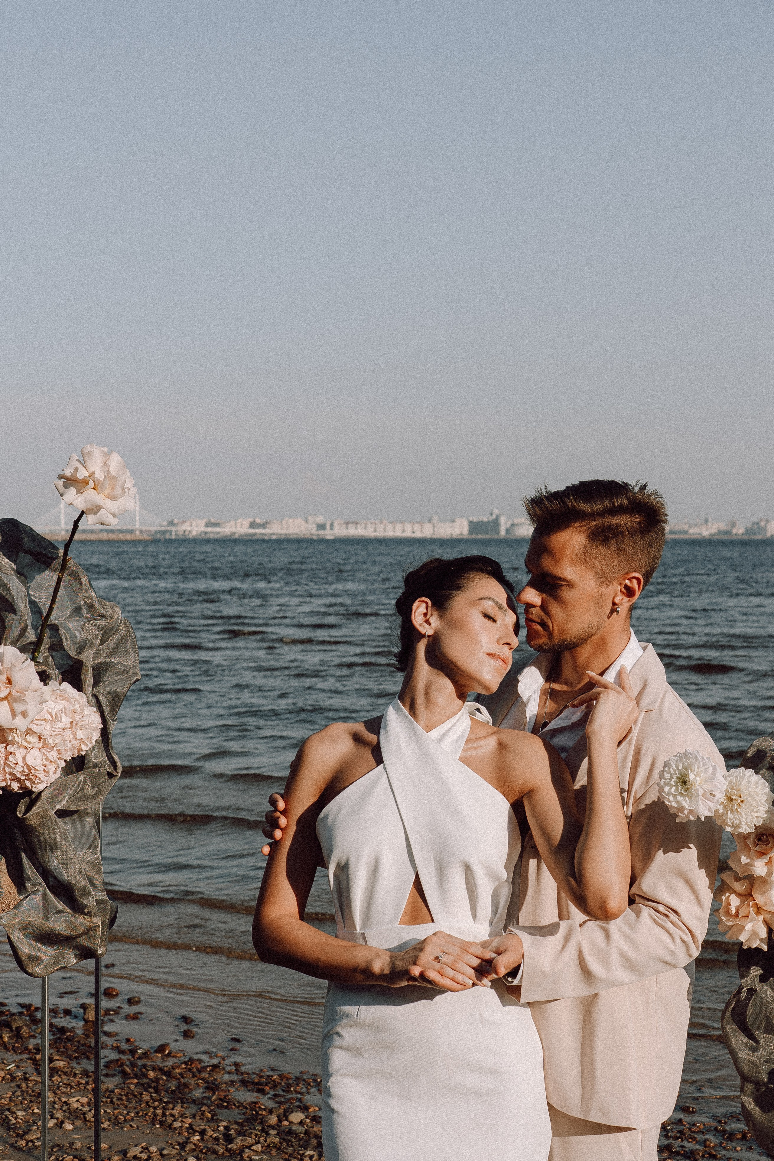 СВАДЕБНАЯ ФОТОСЕССИЯ ВЫЕЗДНОЙ ЦЕРЕМОНИИ (ФИНСКИЙ ЗАЛИВ). Профессиональный фотограф, Санкт-Петербург — Виктория Богомолова