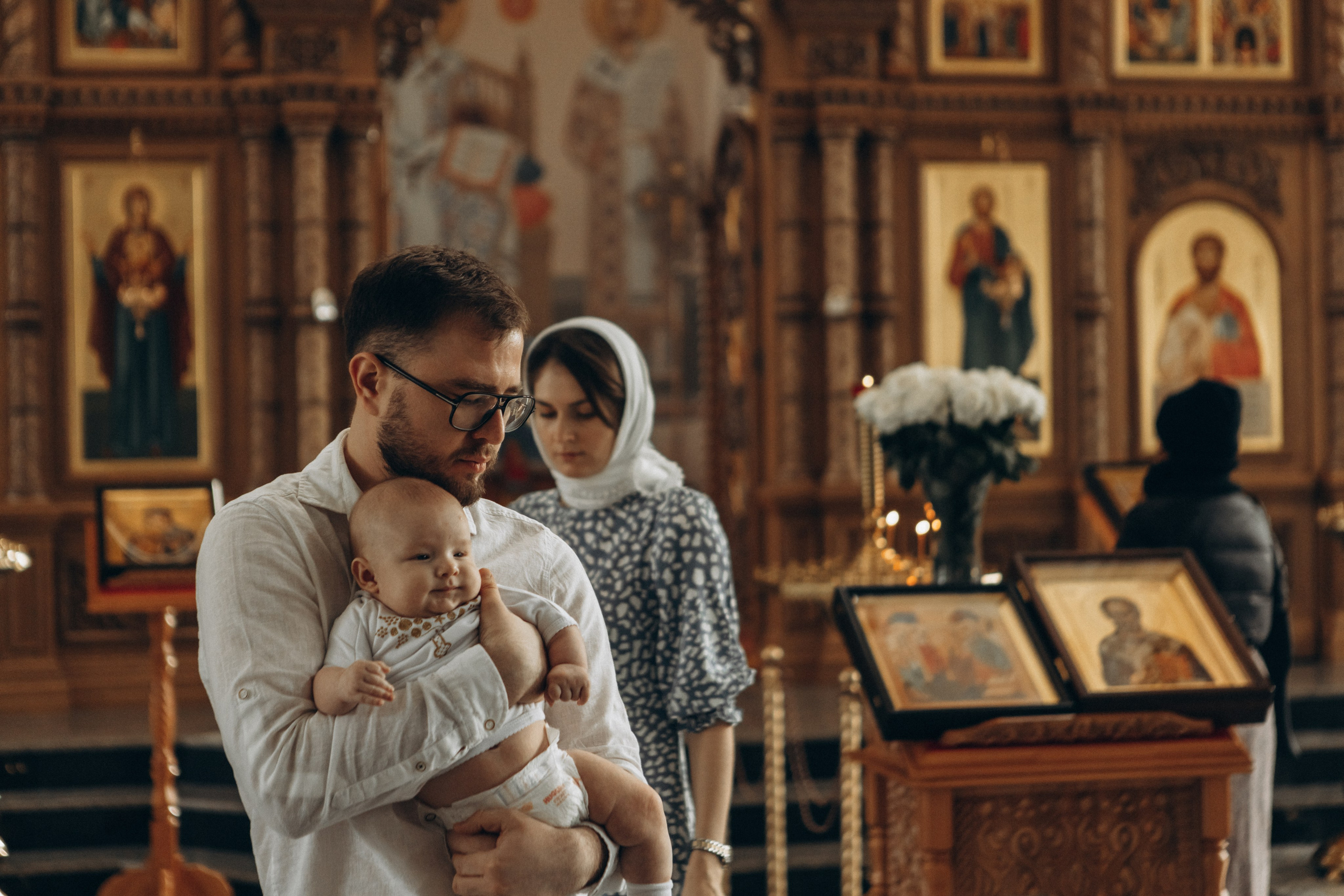 Крещение Дмитрия. Семейный фотограф в Краснодаре Виктория Кокоулина