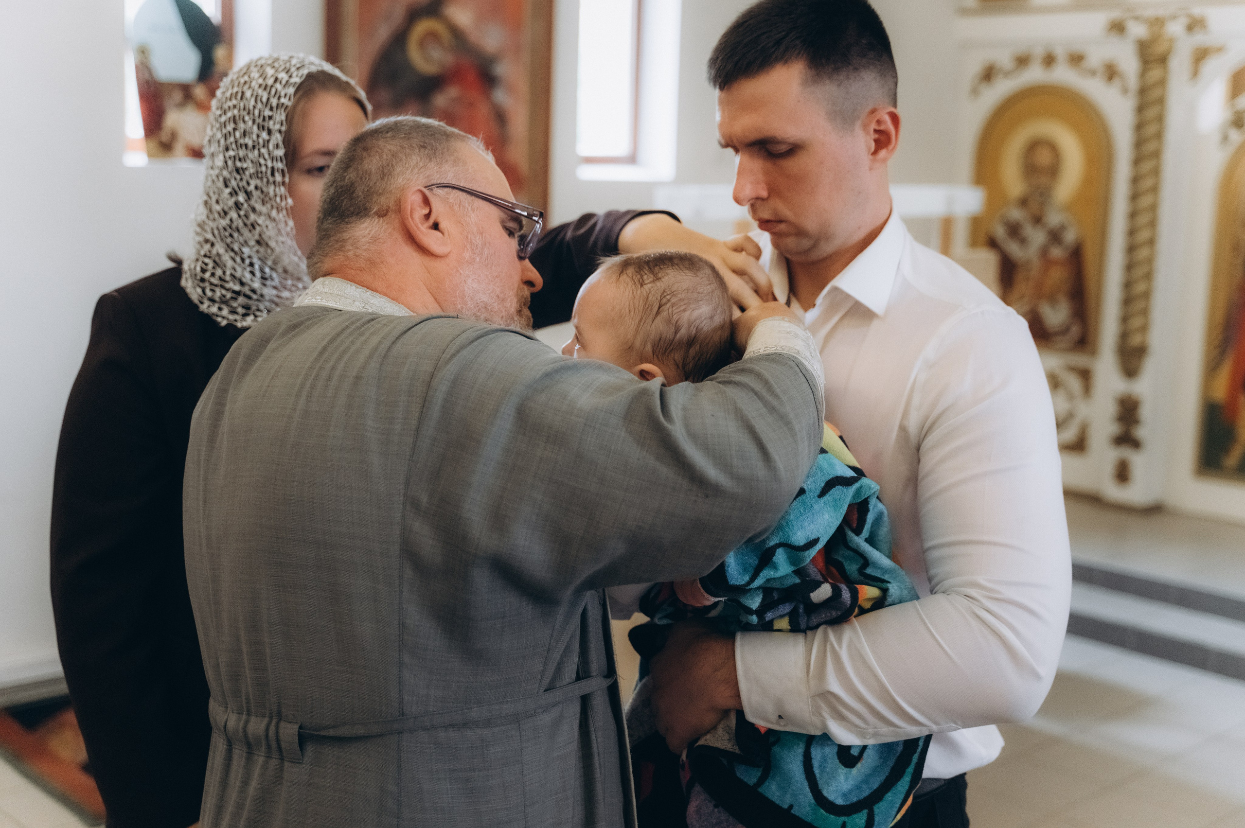 Крещение Демьяна (Церковь в честь святой блаженной Ксении Петербургской). Семейный фотограф в Минске Дарья Дреко