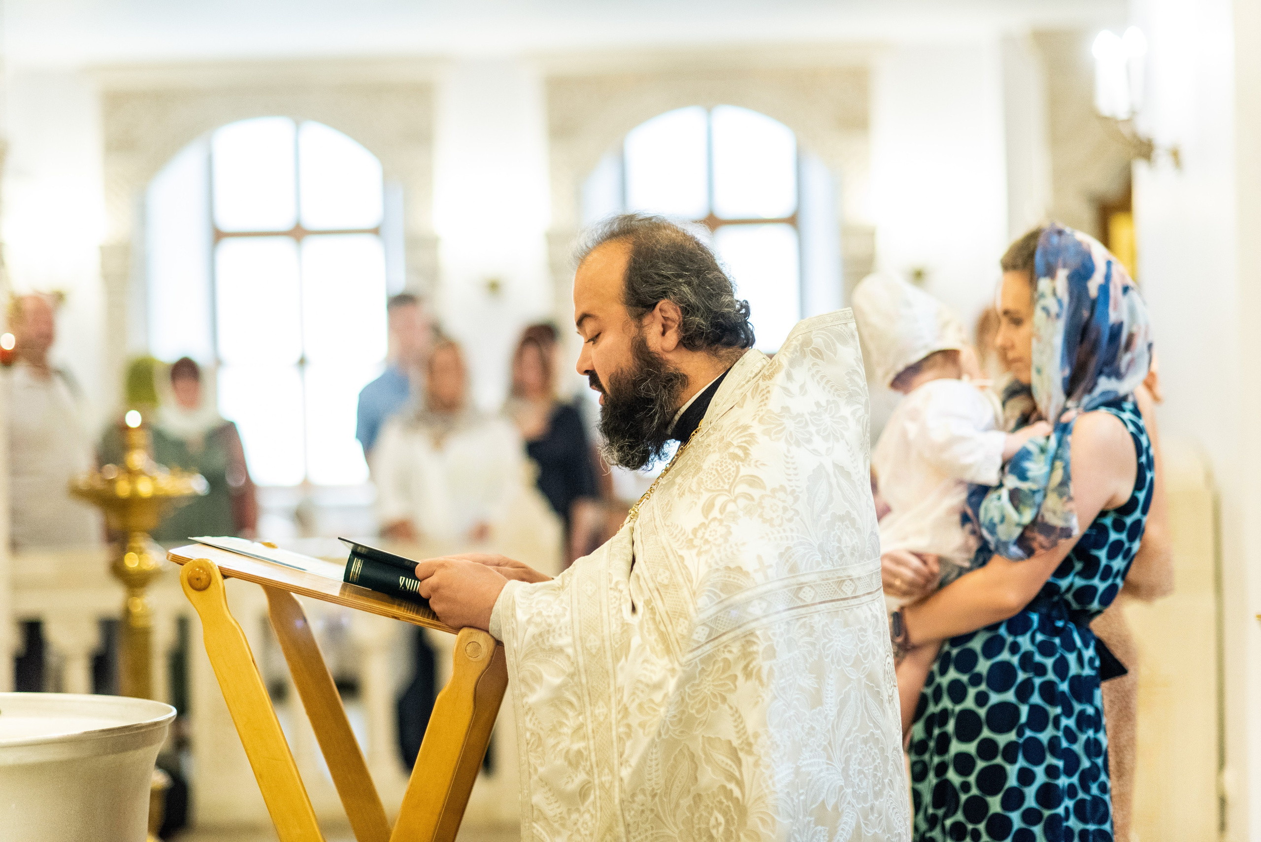 Крещении Ксении. Фотограф Юлия Попова