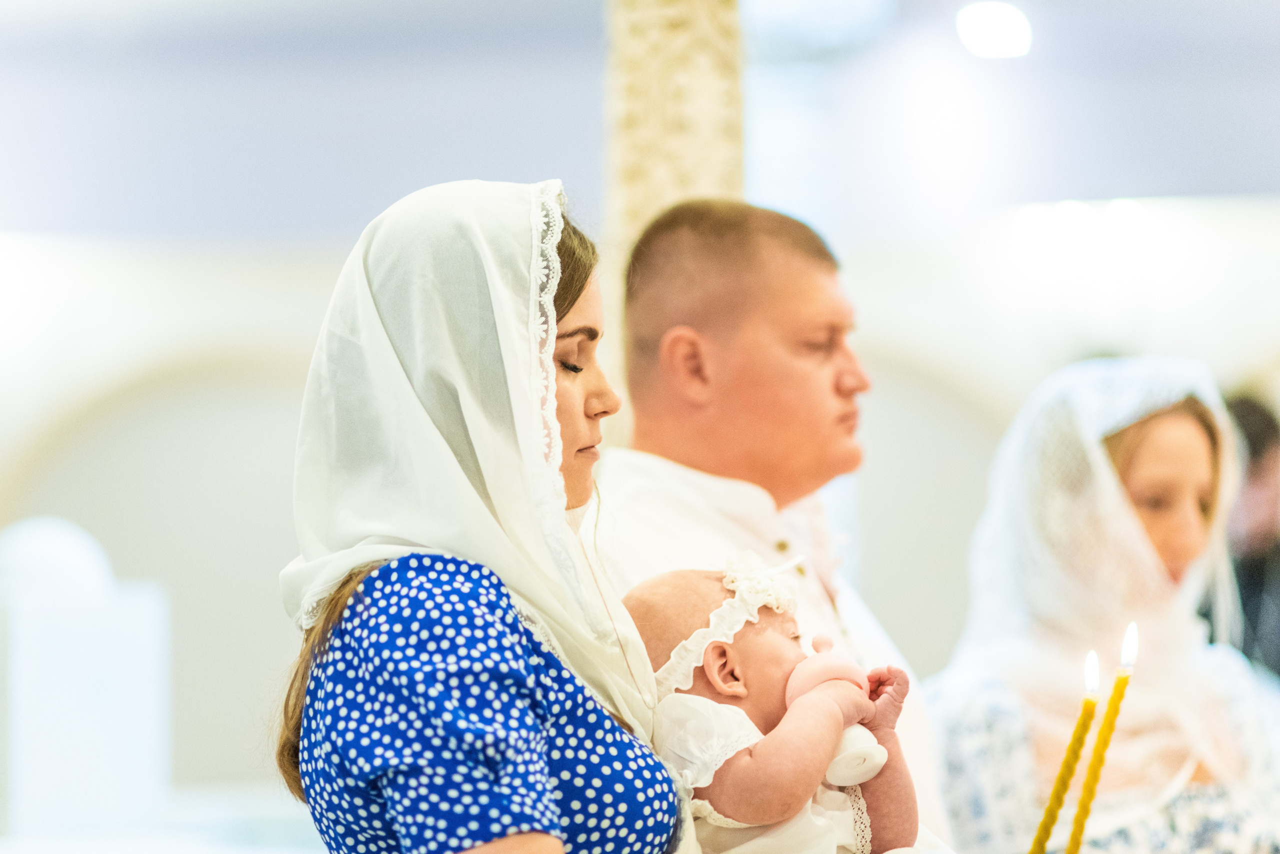 Крещении Ксении. Фотограф Юлия Попова