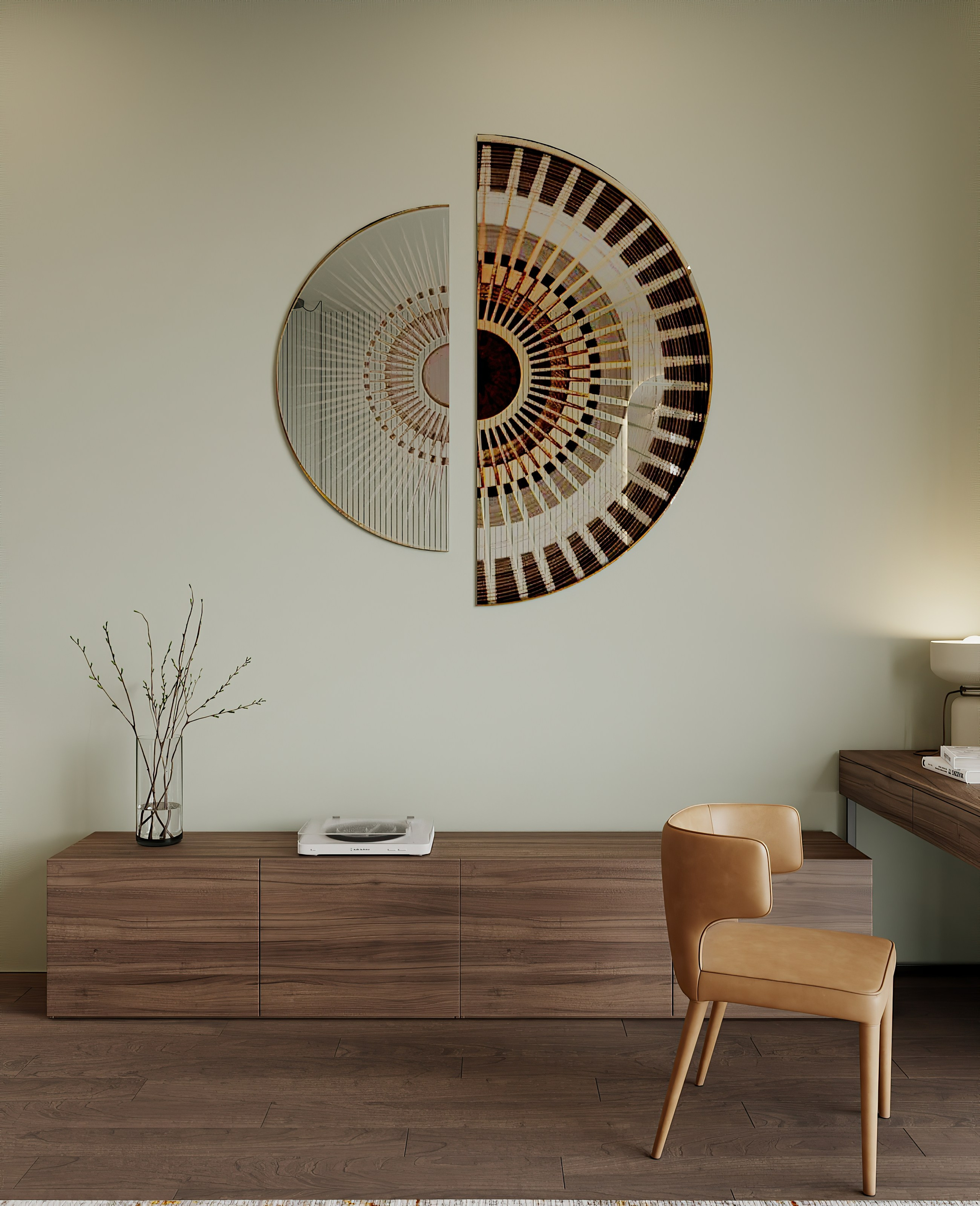 Спальня по дизайну Мартыновой Н. и Бородиной Е. Визуализатор Векшина Елена