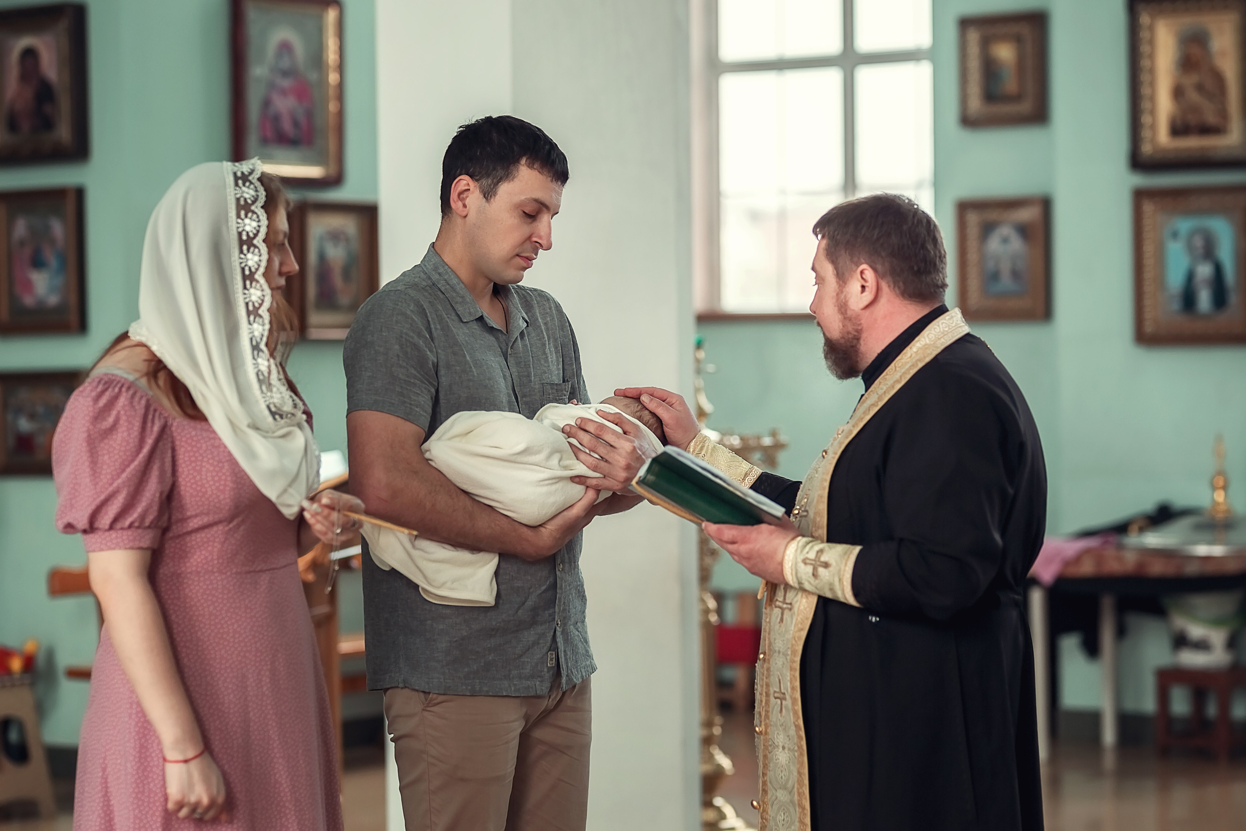 Крещение Софии. Семейный и детский фотограф Екатерина Савёлова