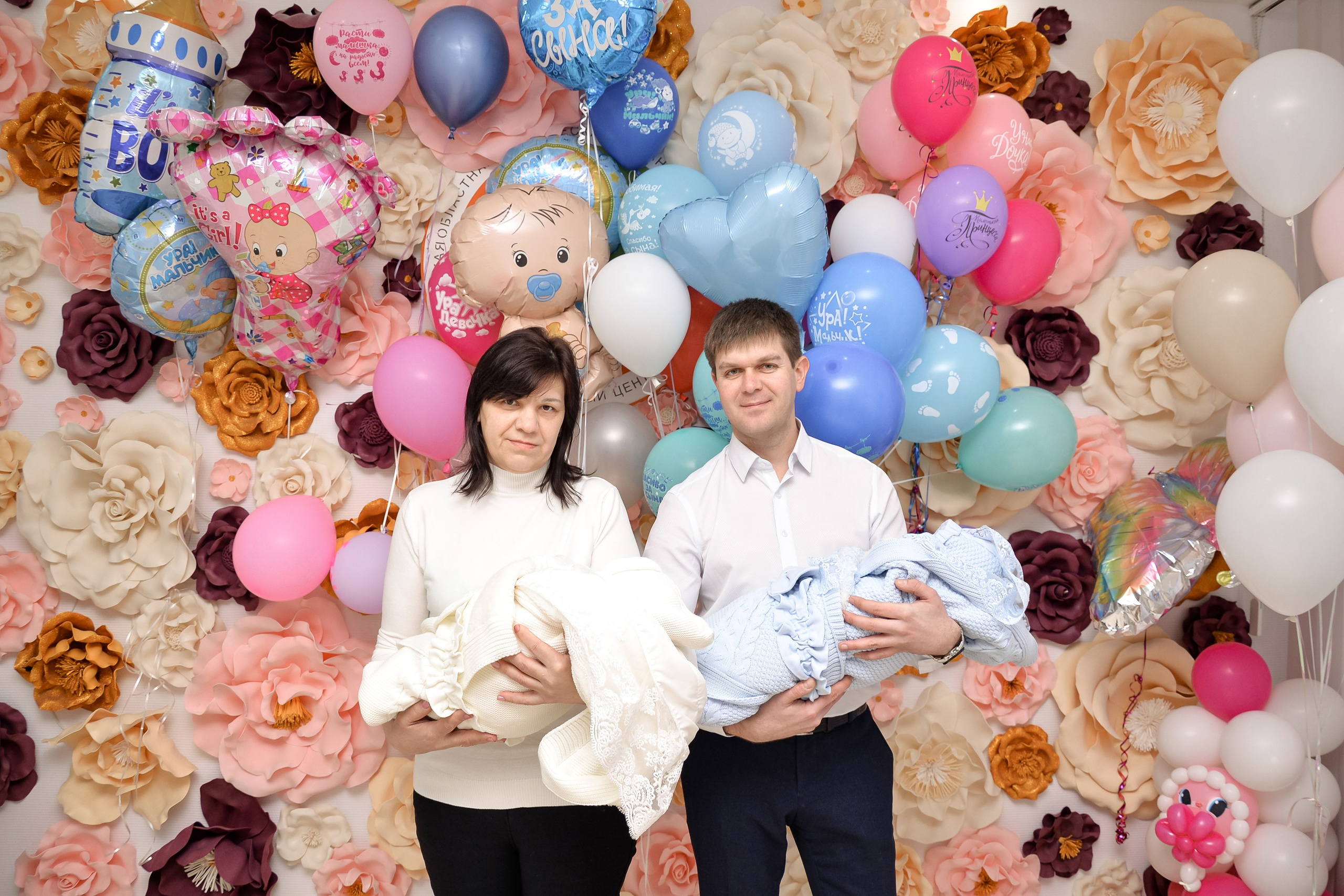 Выписка Королевской двойни. Семейный и свадебный фотограф Галина Абакумова, фотосессии в Белгороде