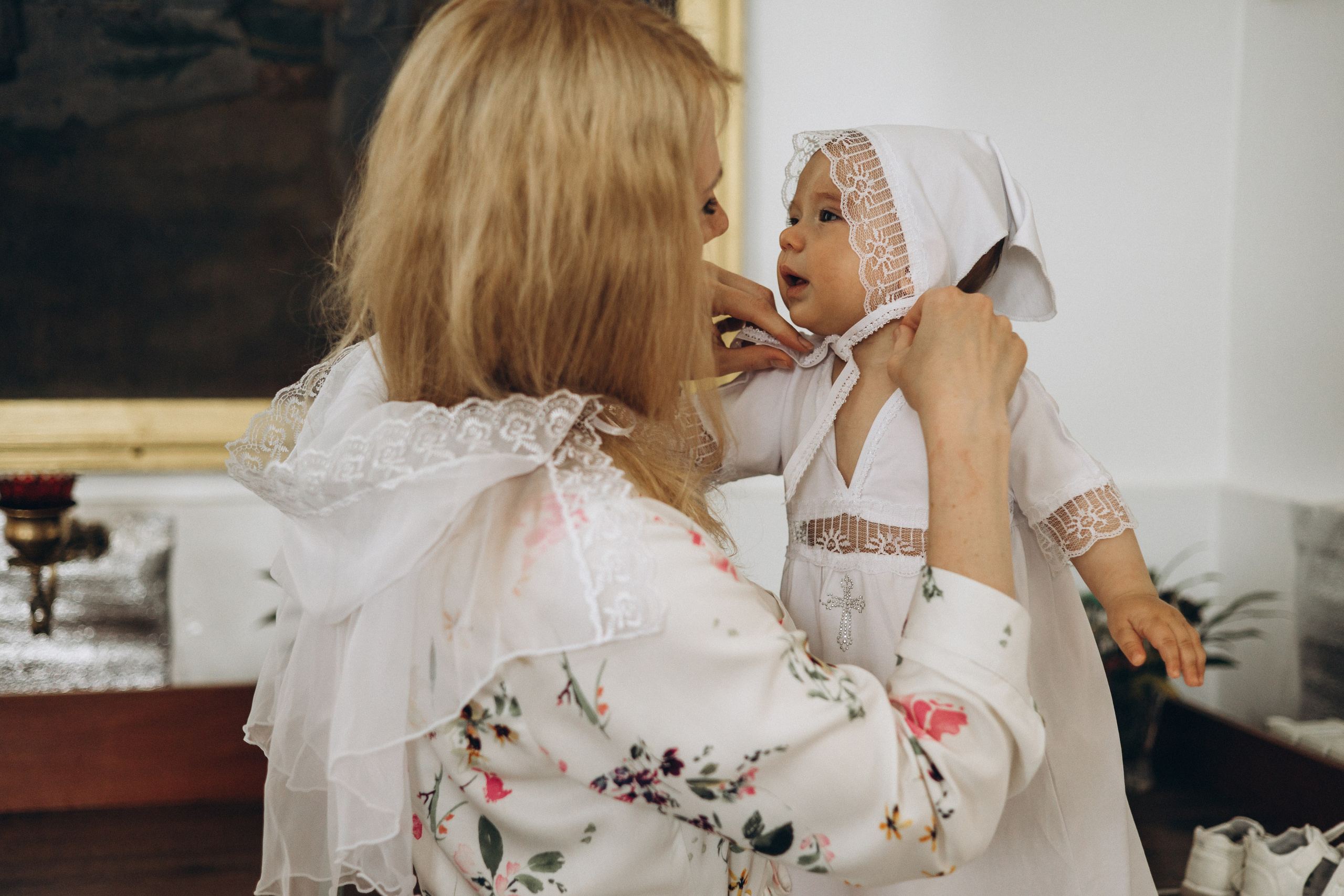 Крещение Марии в Храме Успения Пресвятой Богородицы. Свадебный и семейный фотограф Ольга Разрядова