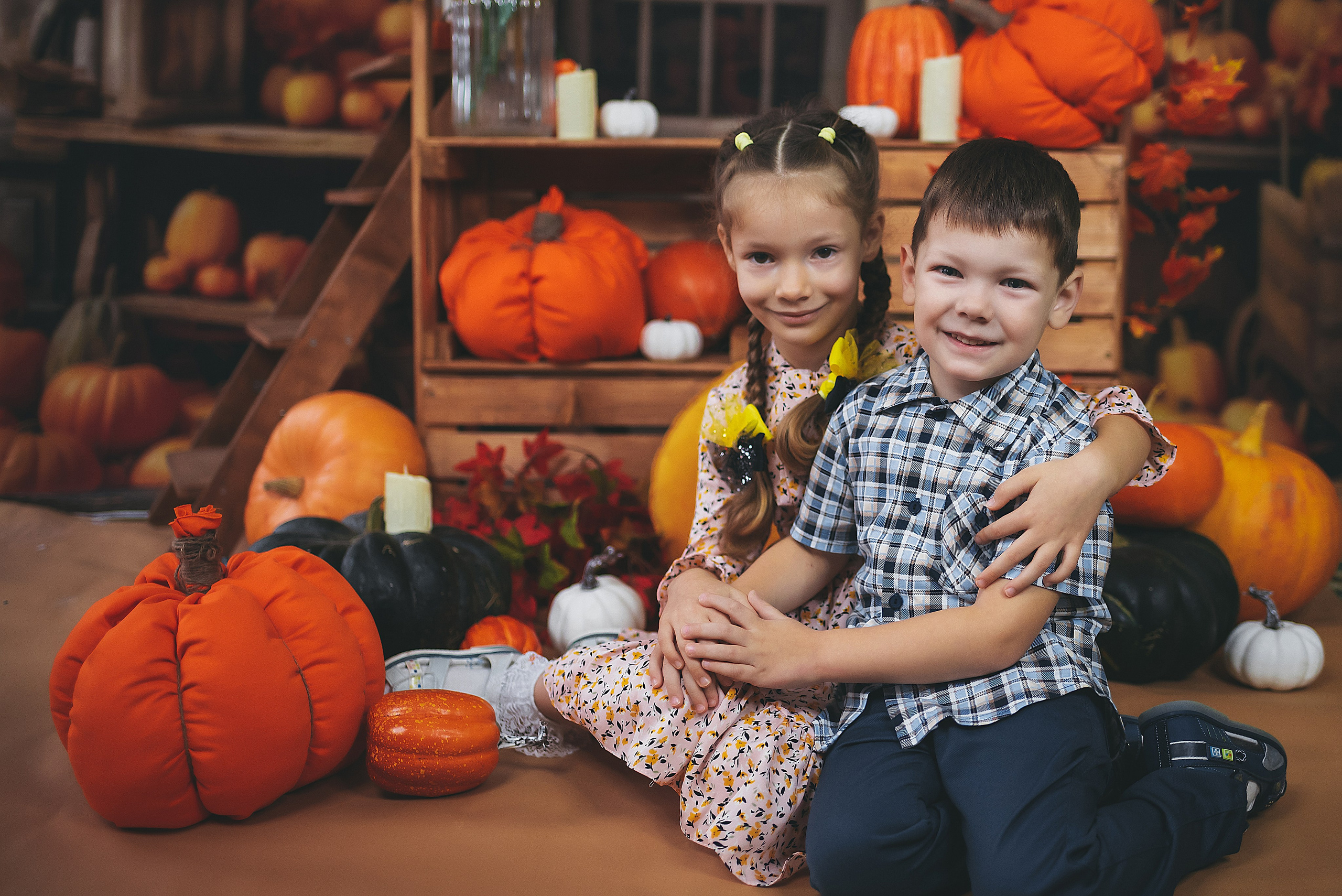 ПРОЕКТ осенний «Тыковки». Семейный и детский фотограф в Тейково