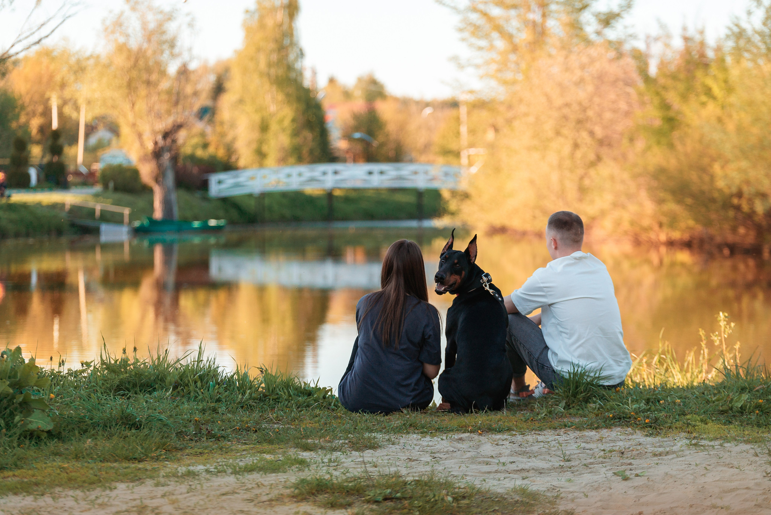 Юля, Андрей и Арес. Фотограф-анималист Анастасия Парфенова|Екатеринбург