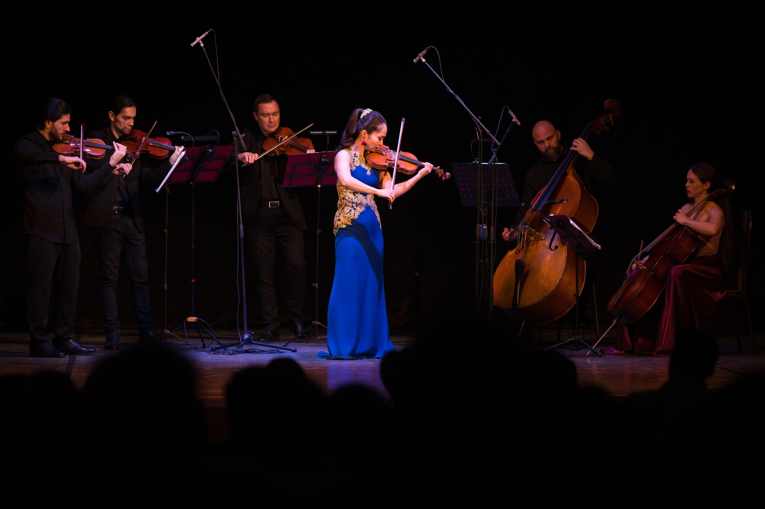 Концертная фотосъемка в Ростове-на-Дону — оркестр со стороны зрителей