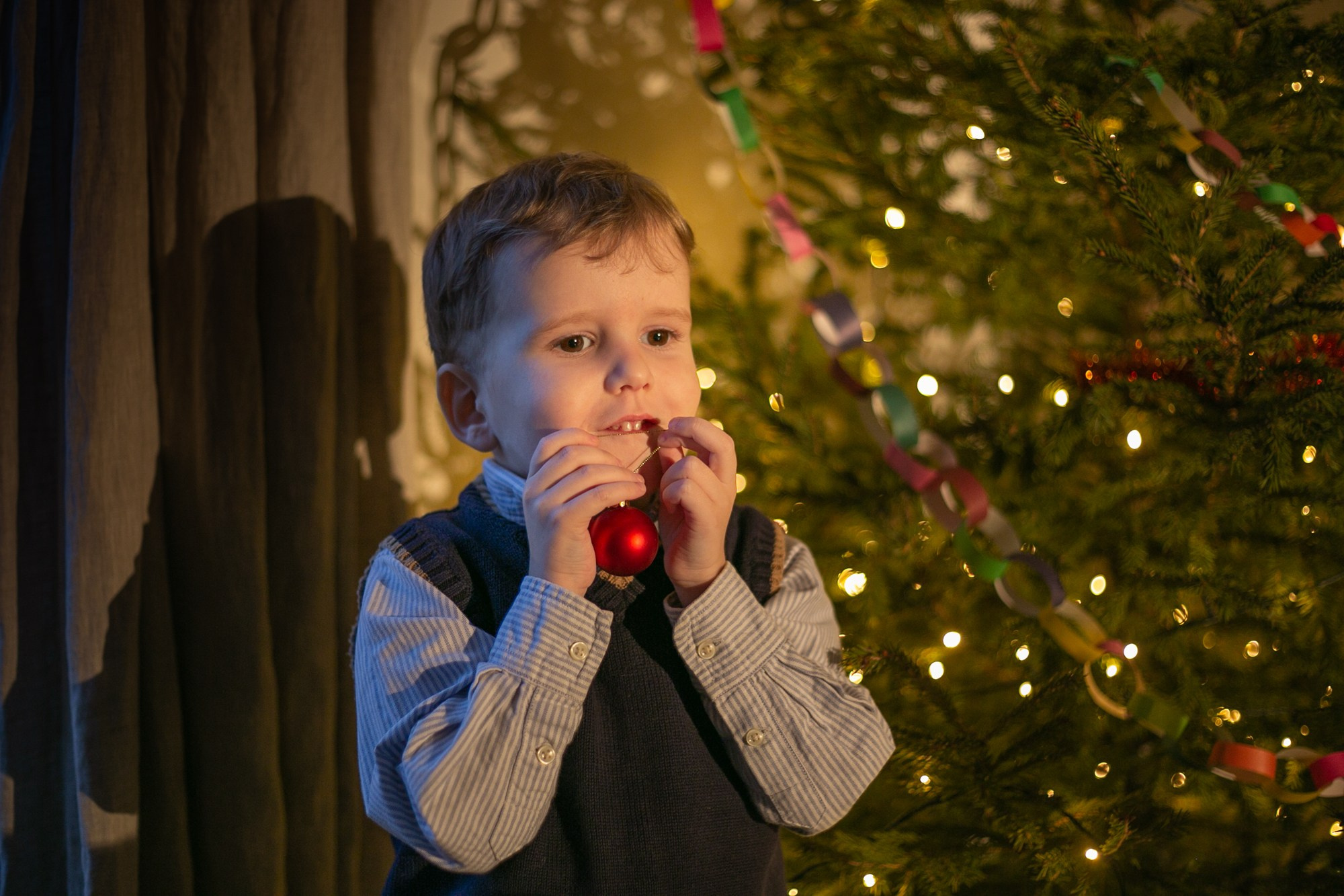 Новый год в кругу семьи (съемка в студии). Семейный фотограф в Нарве Эля Калиниченко