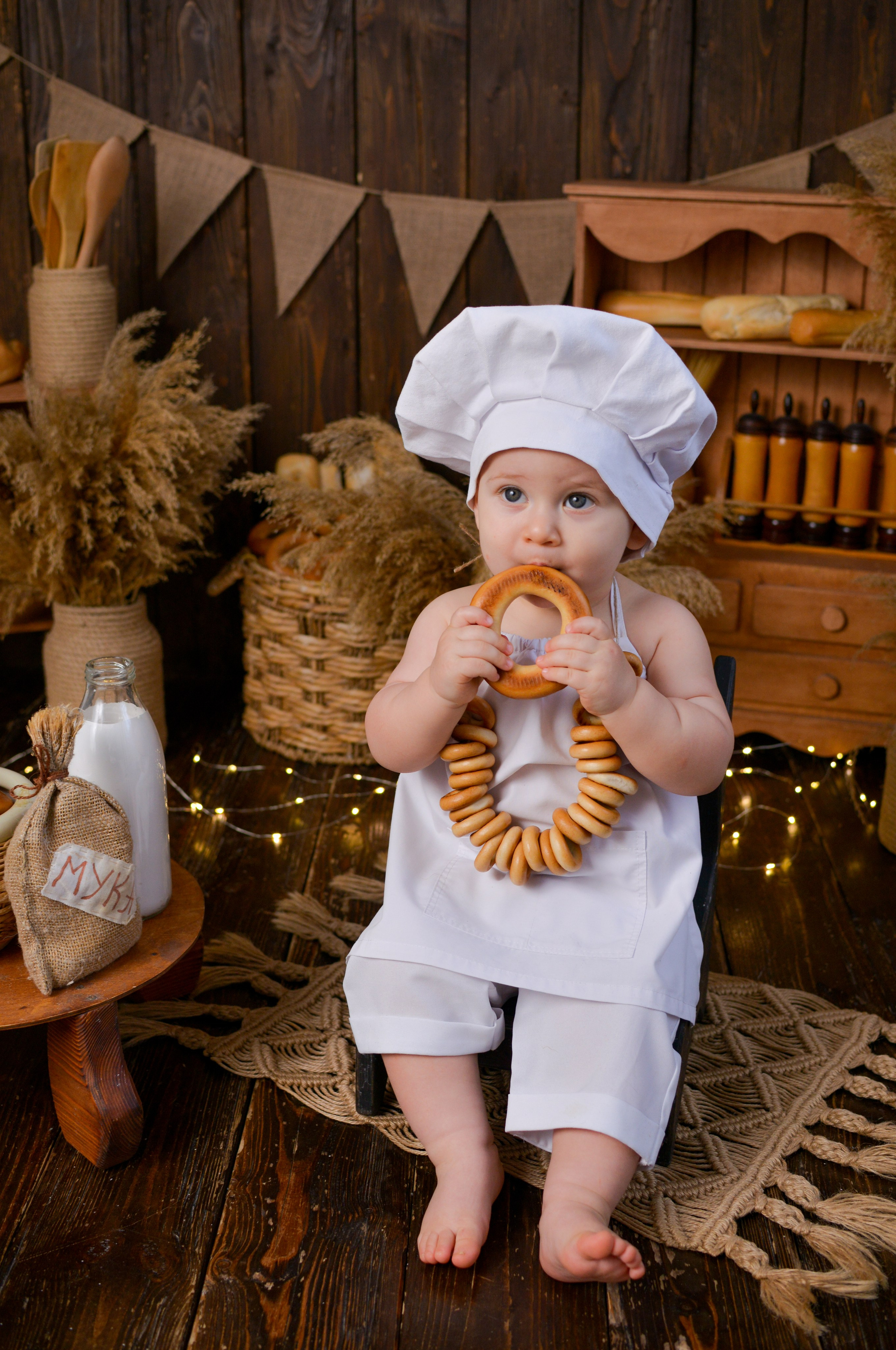 Первые кадры с фотосессии к годику. Фотограф новорожденных Краснодар Малышенко Надежда