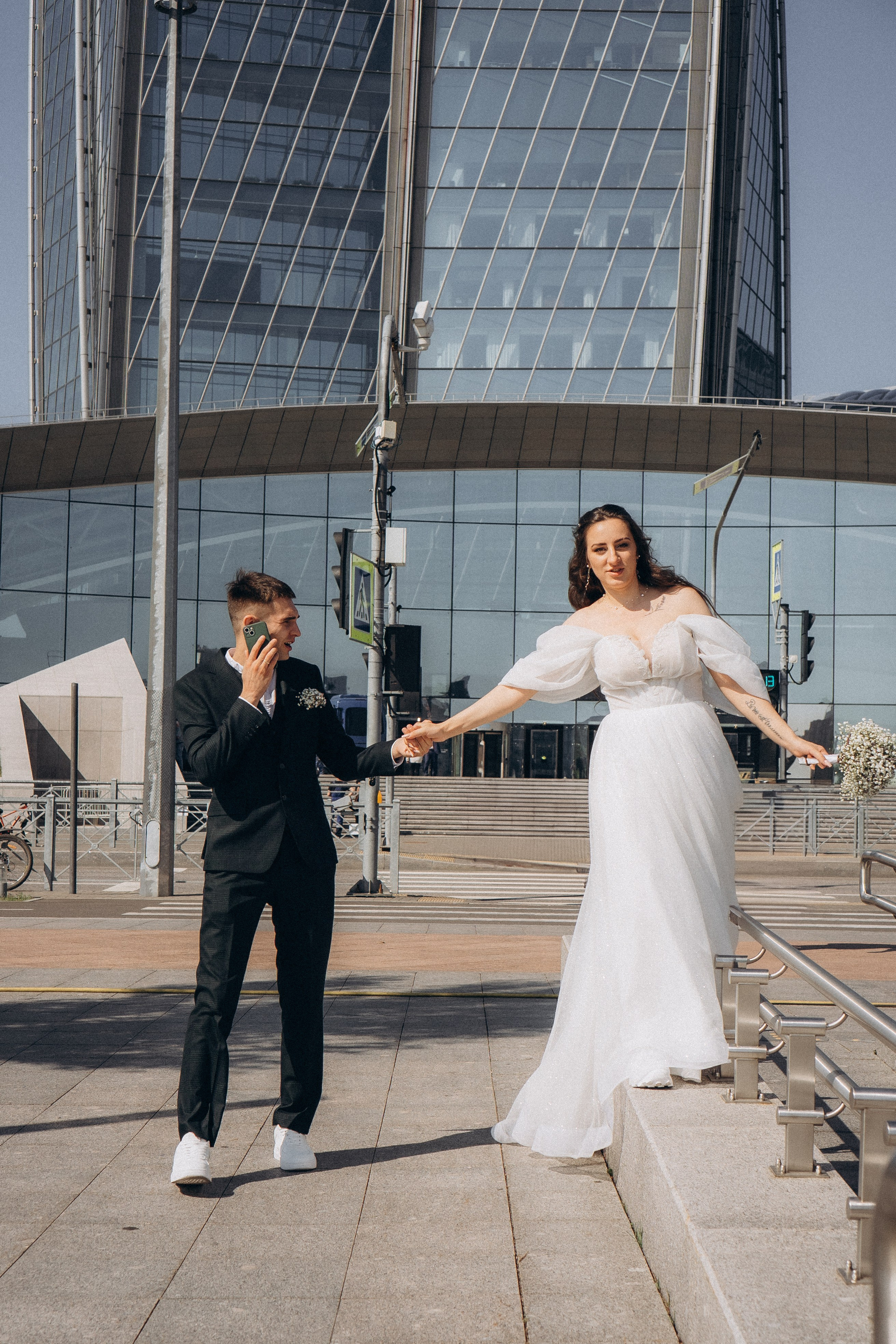 СВАДЕБНАЯ СЬЕМК В ПАРКЕ 300-ЛЕТИЯ. Профессиональный фотограф, Санкт-Петербург — Виктория Богомолова