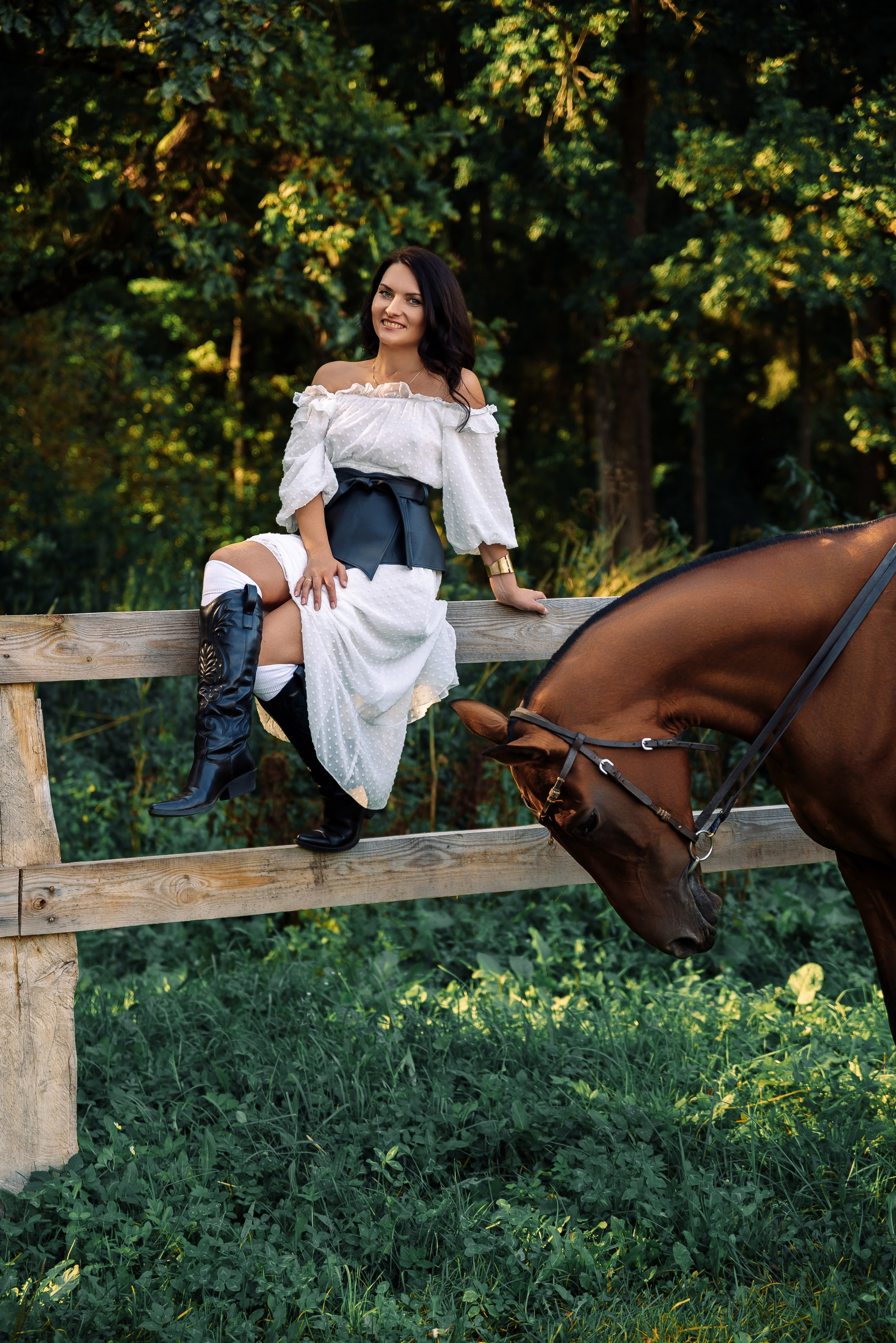 На ферме. Семейный детский фотограф. Фотосессия в Минске