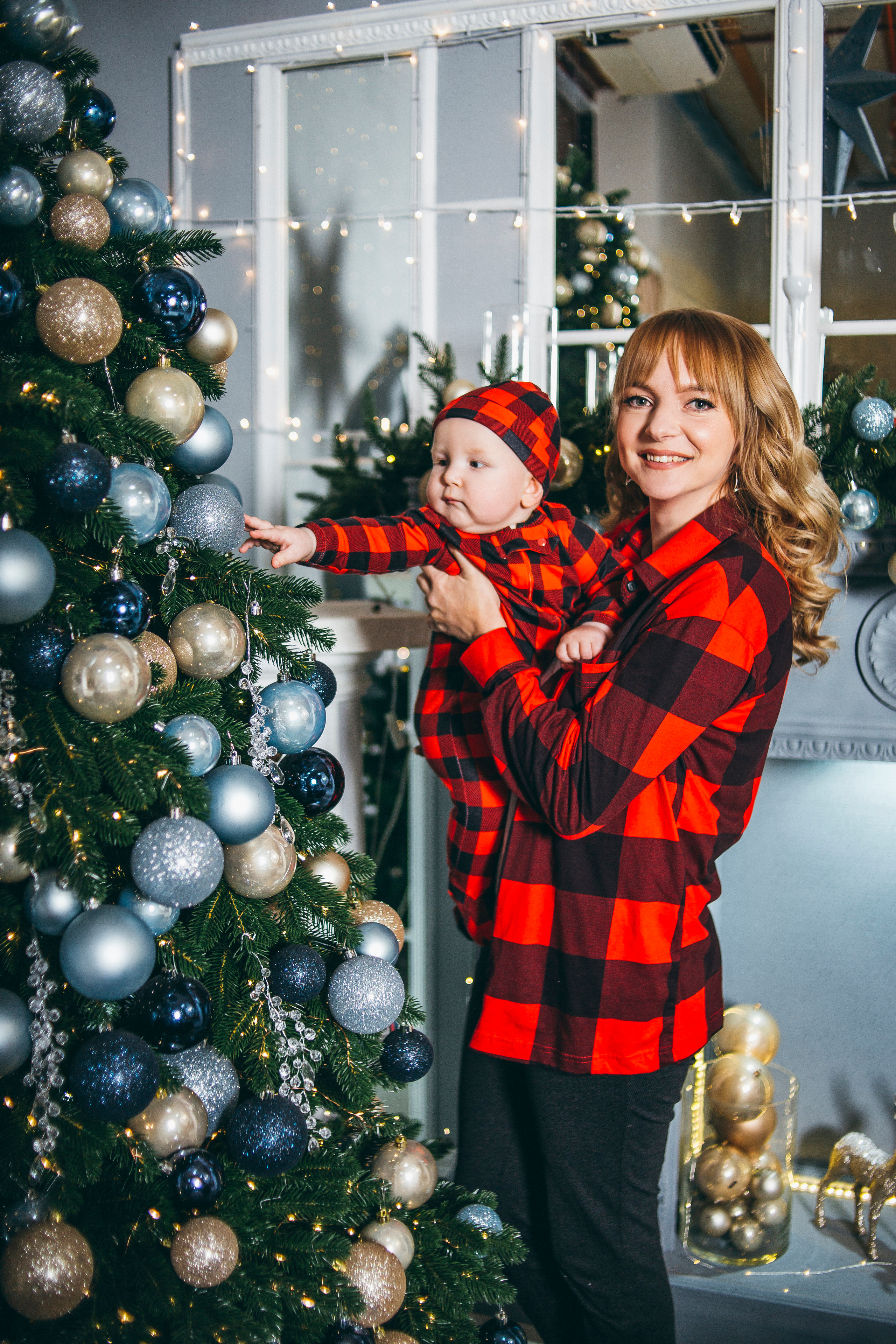 Новогодняя в фотостудии Лица (Гагарина 78). Семейный фотограф Валентина Качур в Сочи