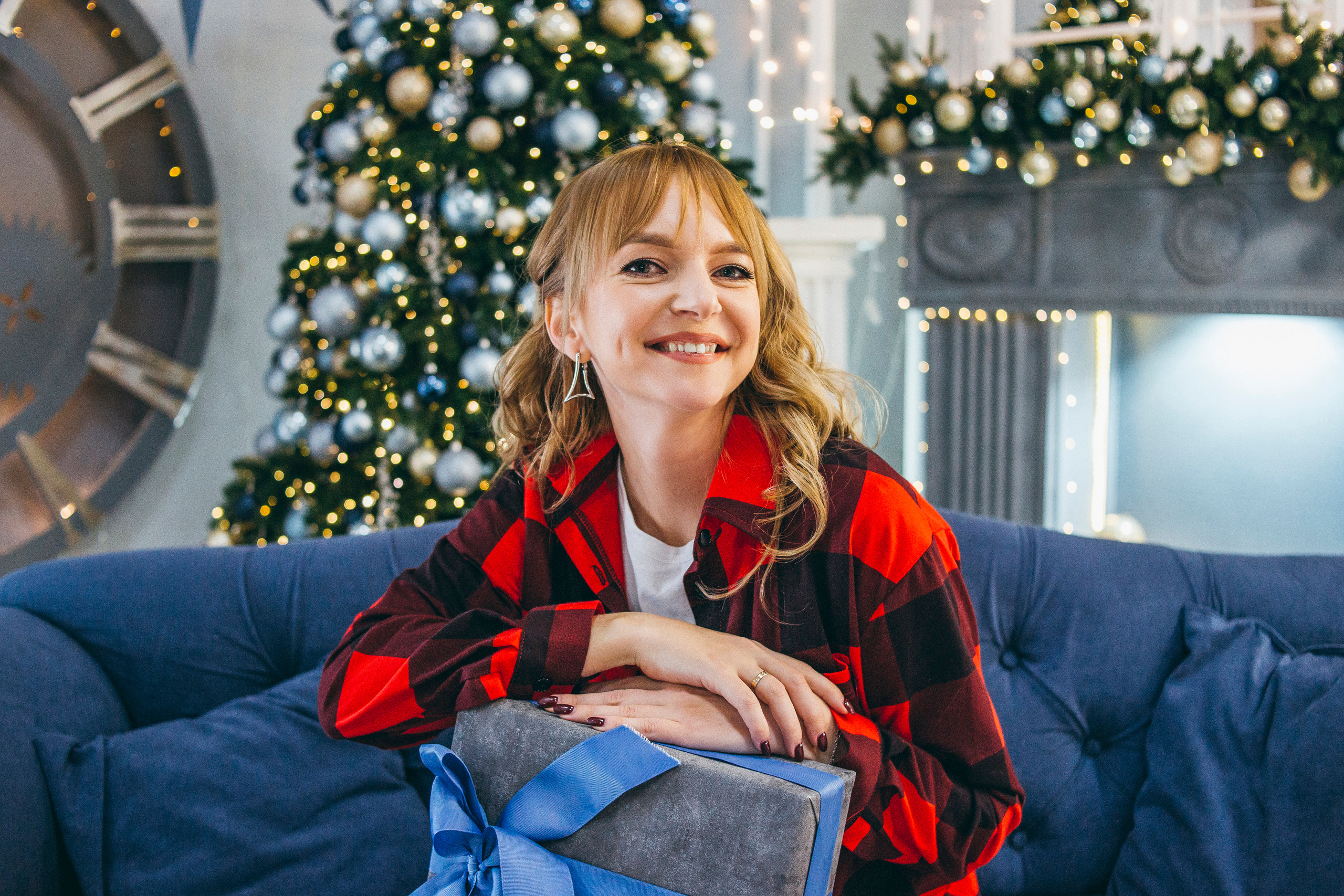 Новогодняя в фотостудии Лица (Гагарина 78). Семейный фотограф Валентина Качур в Сочи