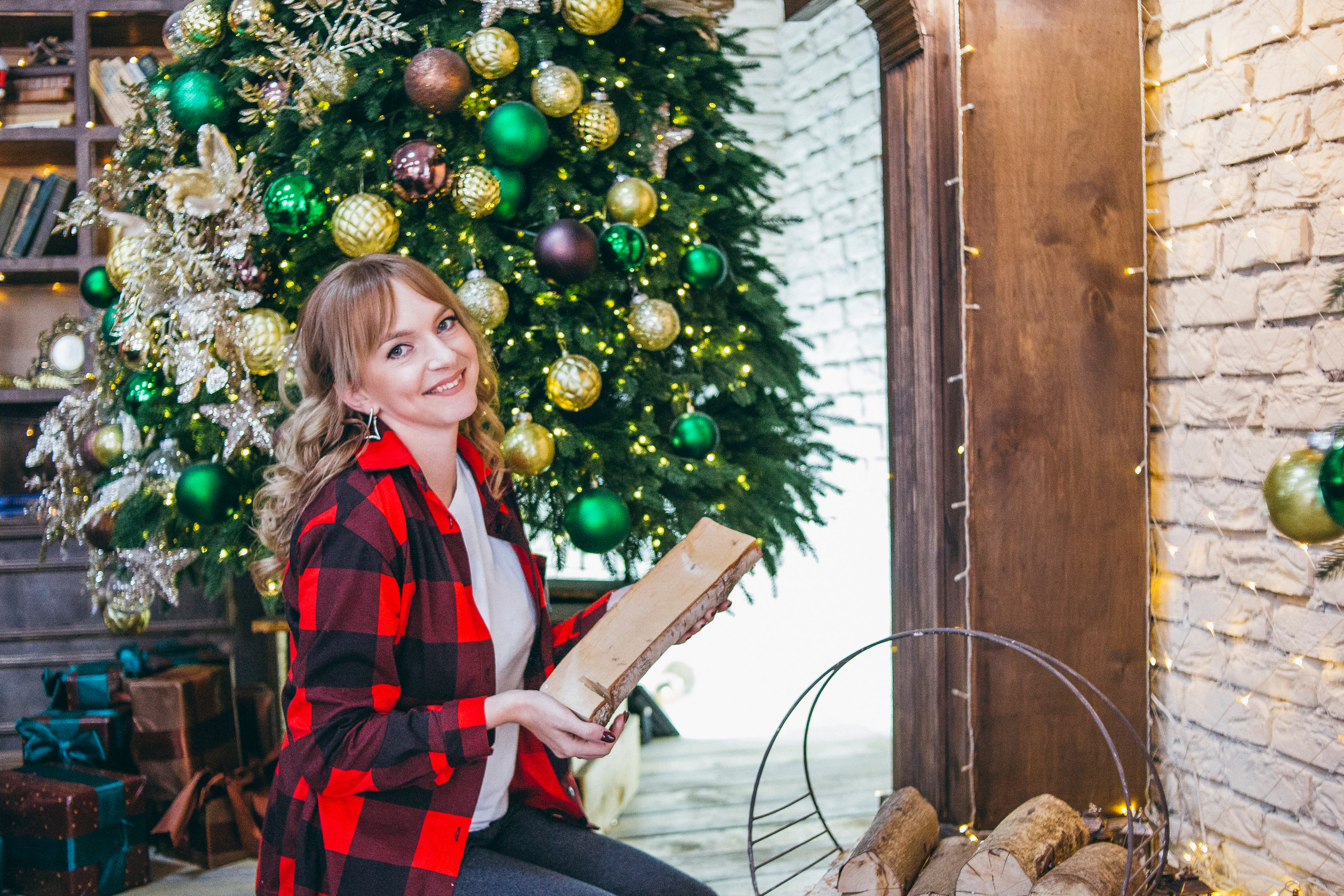 Новогодняя в фотостудии Лица (Гагарина 78). Семейный фотограф Валентина Качур в Сочи