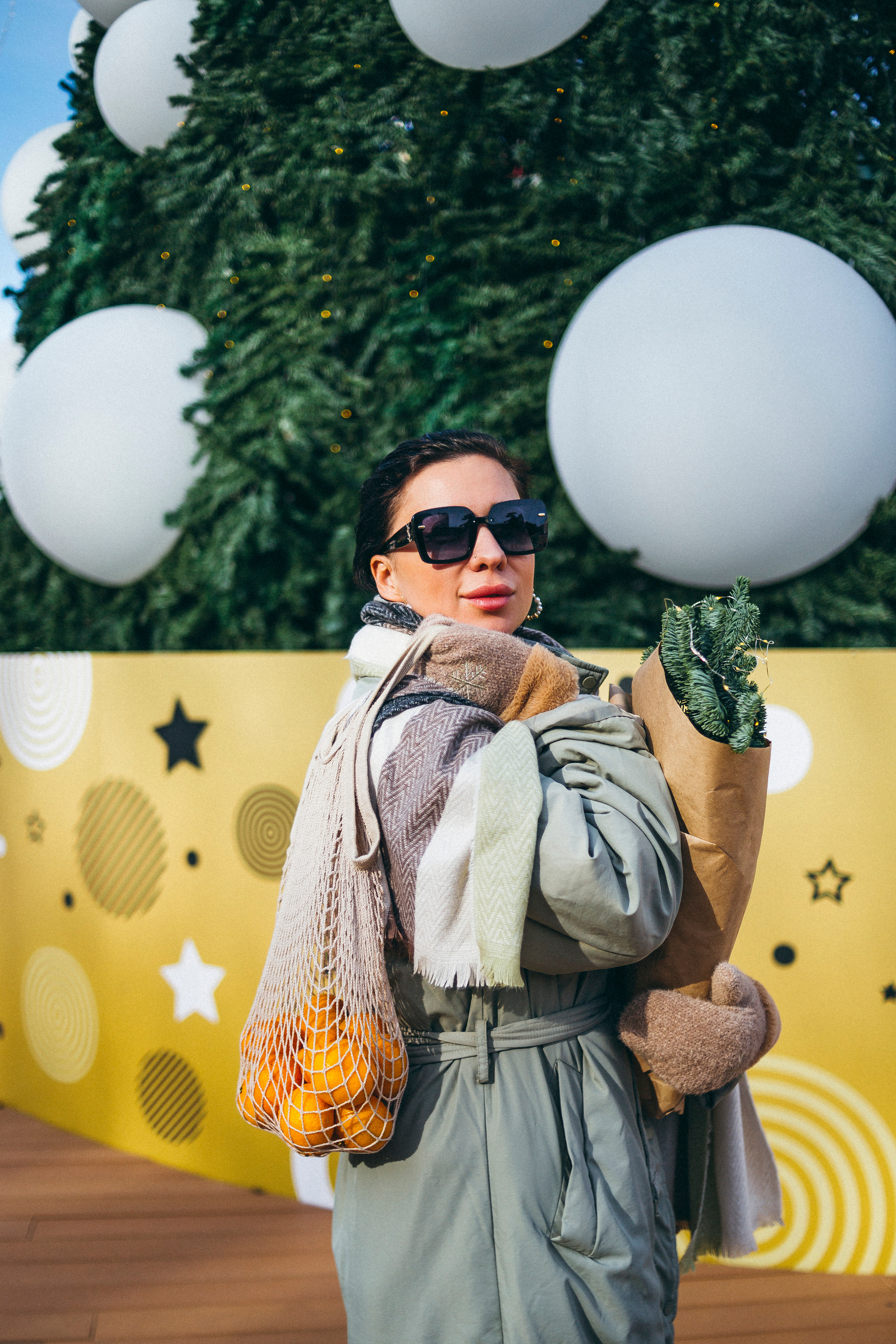 Новогодняя прогулка с Дианой @di_laviie. Семейный фотограф Валентина Качур в Сочи