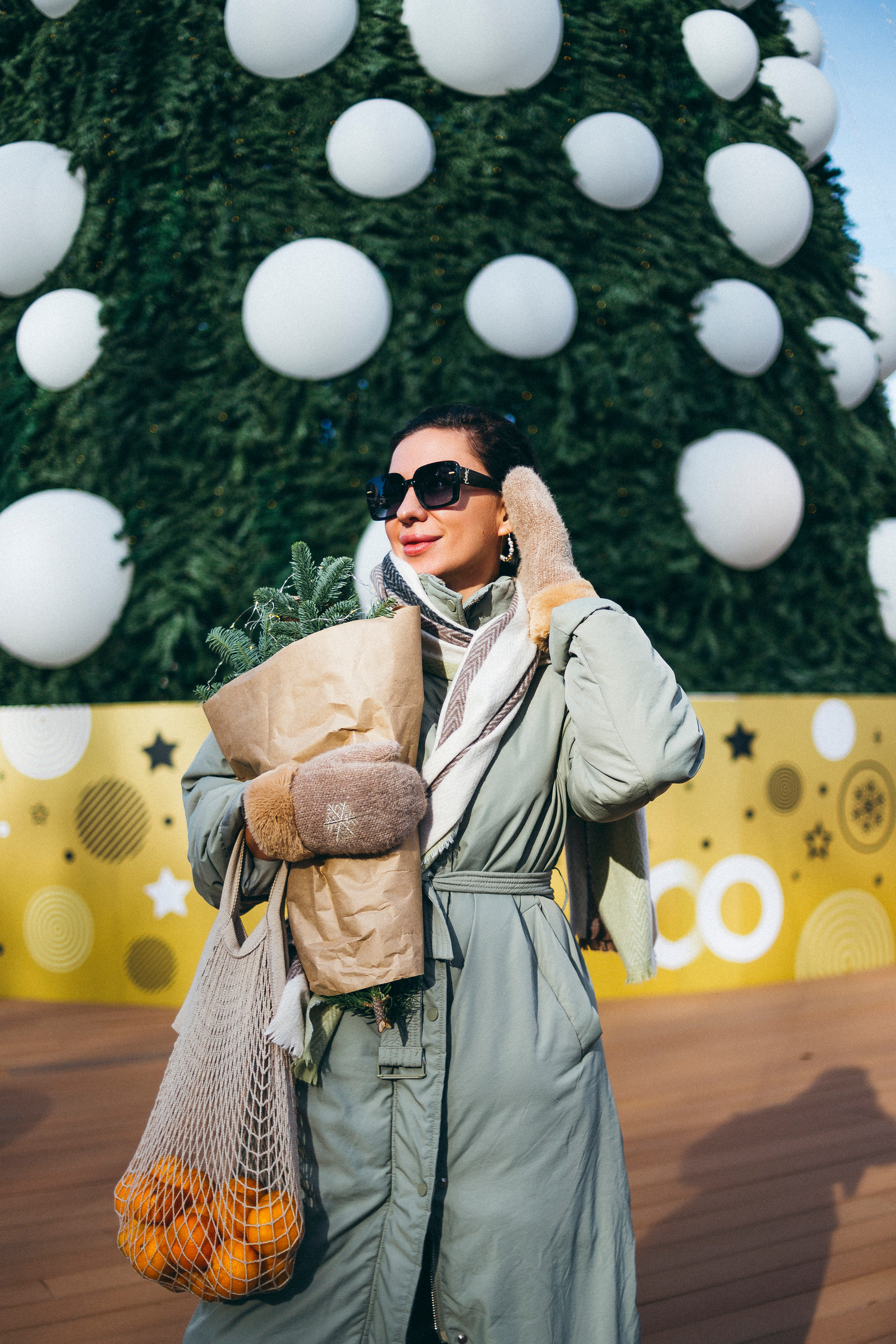 Новогодняя прогулка с Дианой @di_laviie. Семейный фотограф Валентина Качур в Сочи