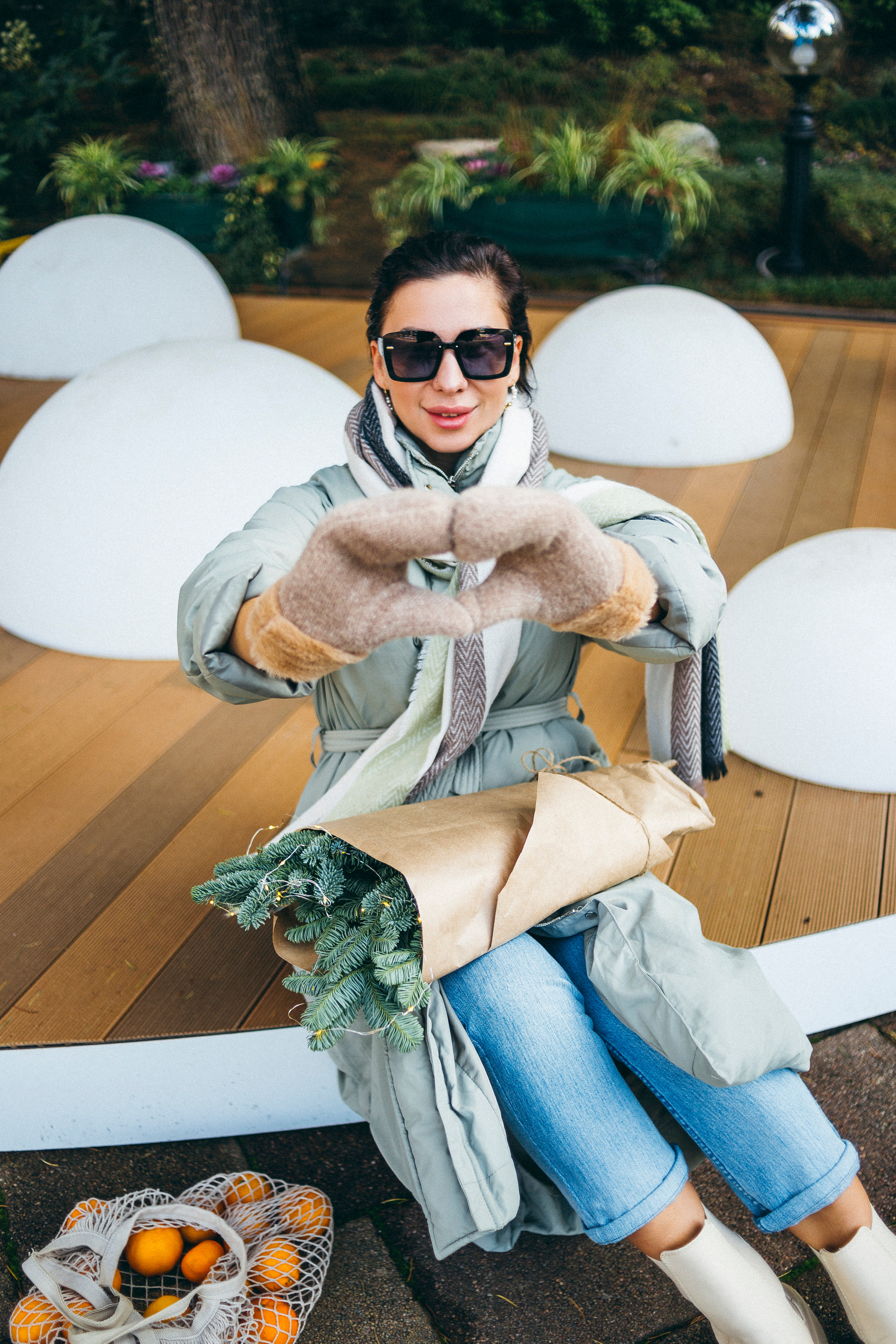 Новогодняя прогулка с Дианой @di_laviie. Семейный фотограф Валентина Качур в Сочи