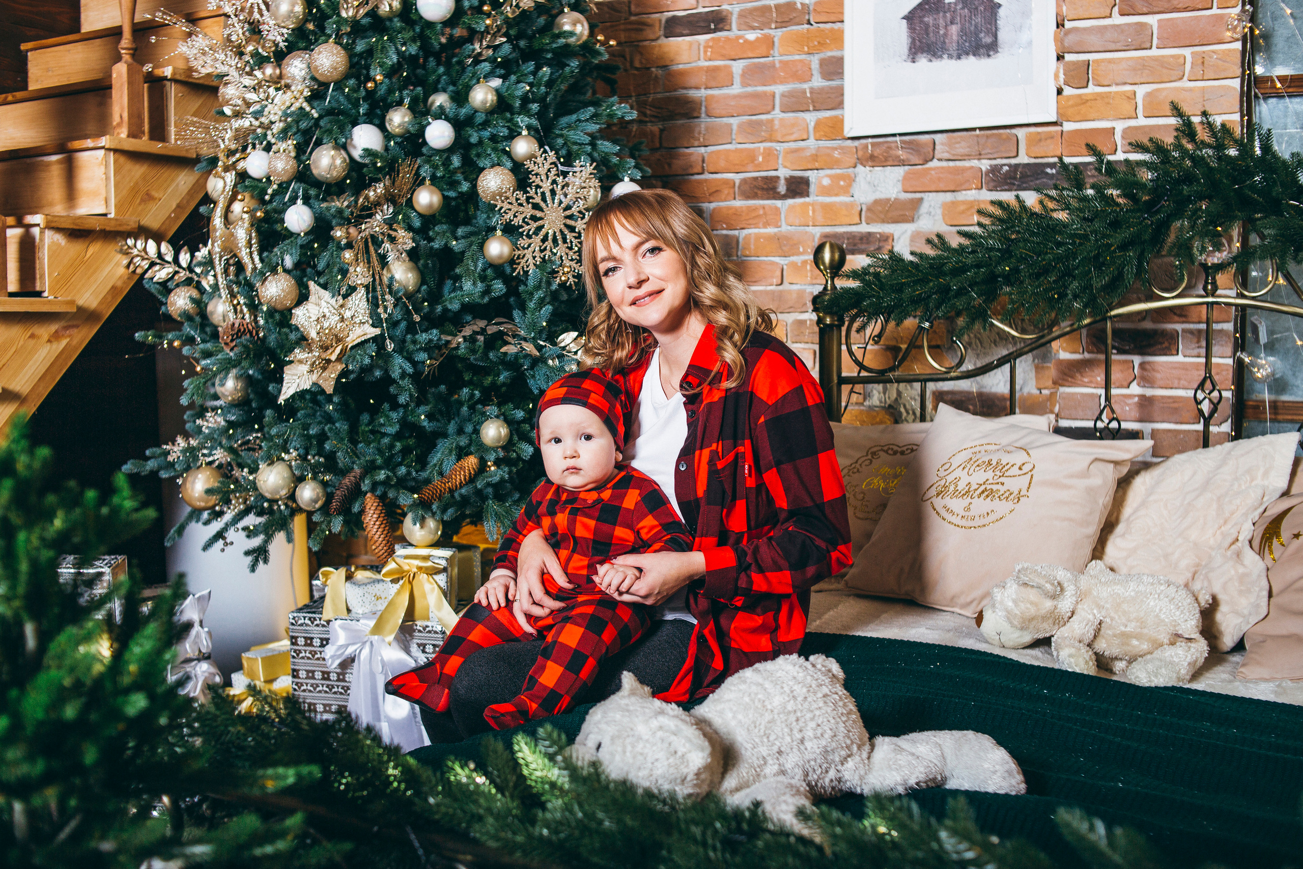 Новогодняя в фотостудии Лица (Гагарина 78). Семейный фотограф Валентина Качур в Сочи