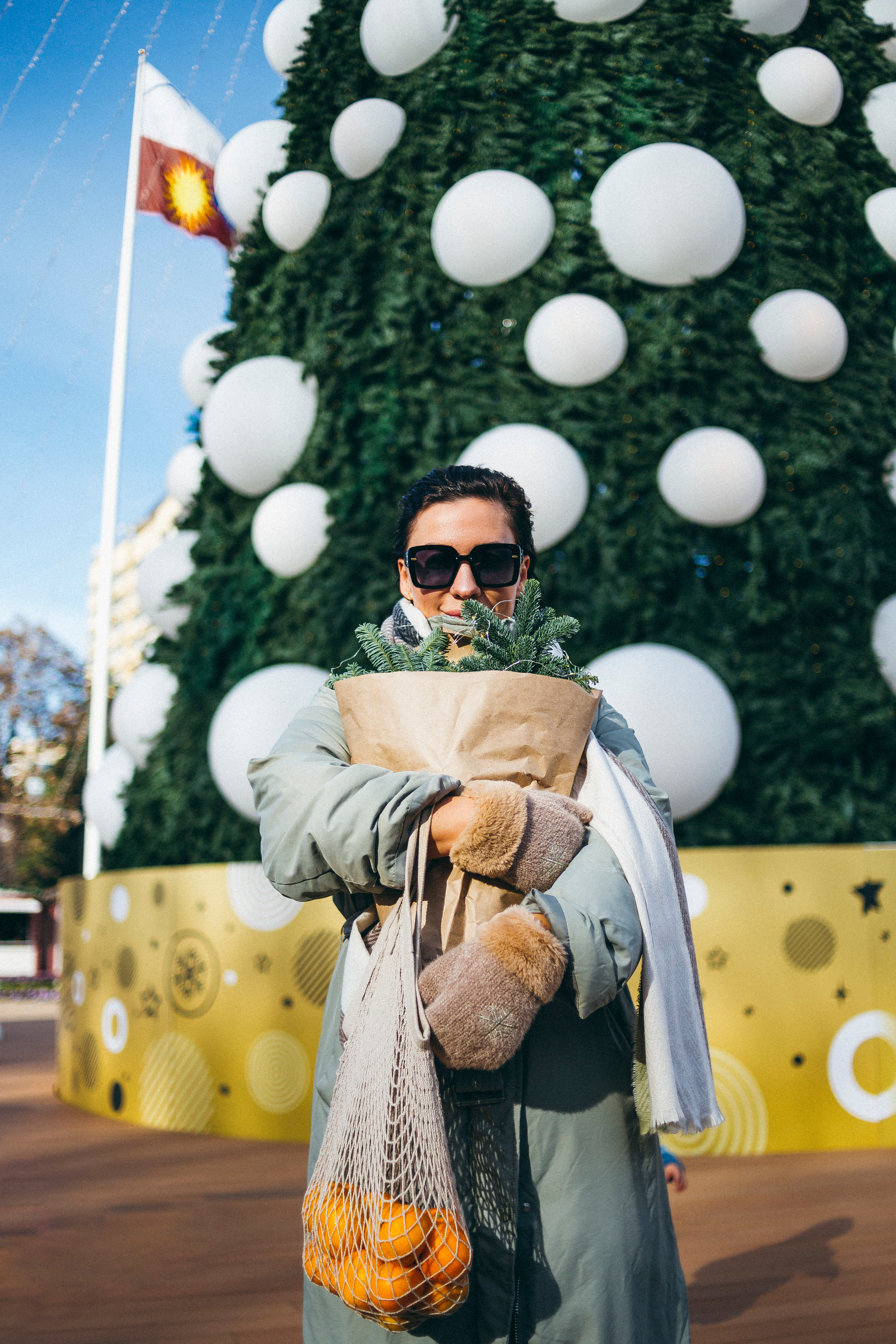 Новогодняя прогулка с Дианой @di_laviie. Семейный фотограф Валентина Качур в Сочи