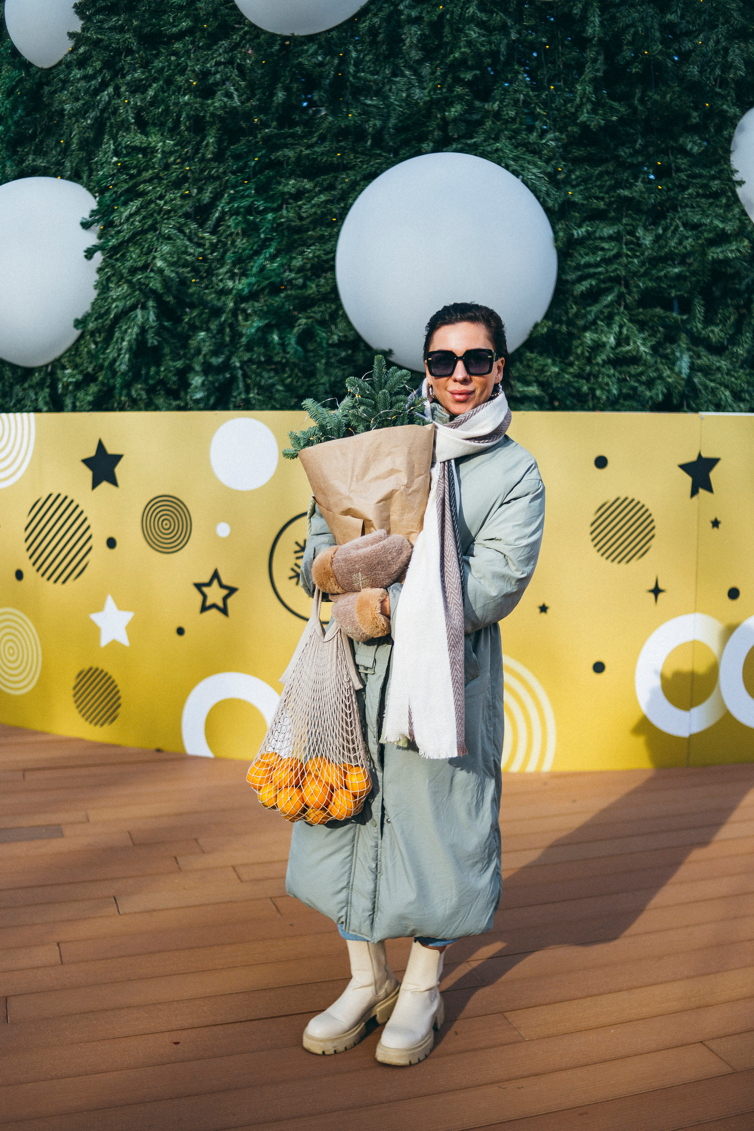 Новогодняя прогулка с Дианой @di_laviie. Семейный фотограф Валентина Качур в Сочи