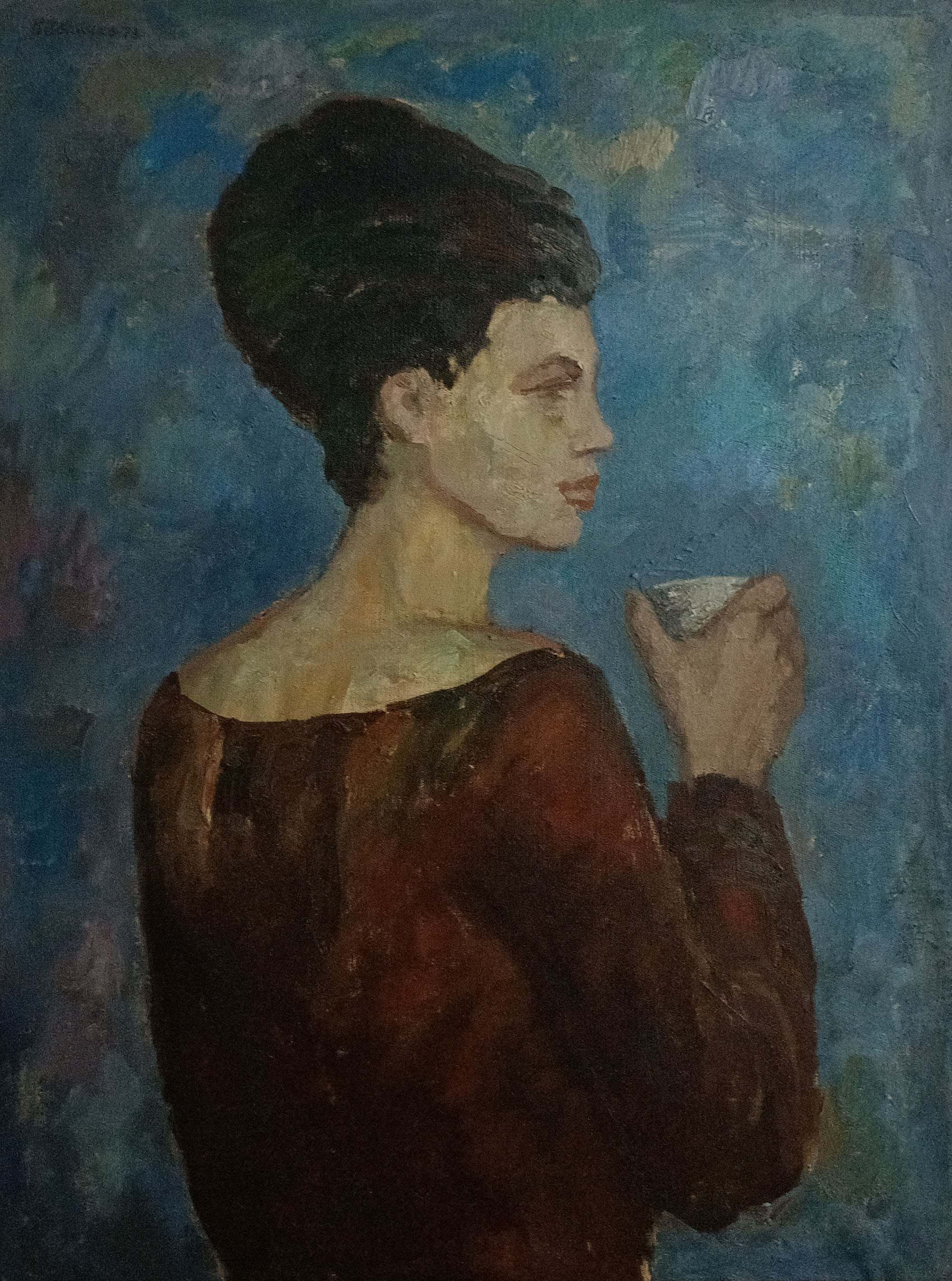 «Стаканчик мороженого» 1979 год. Художник Величко Вадим Семёнович