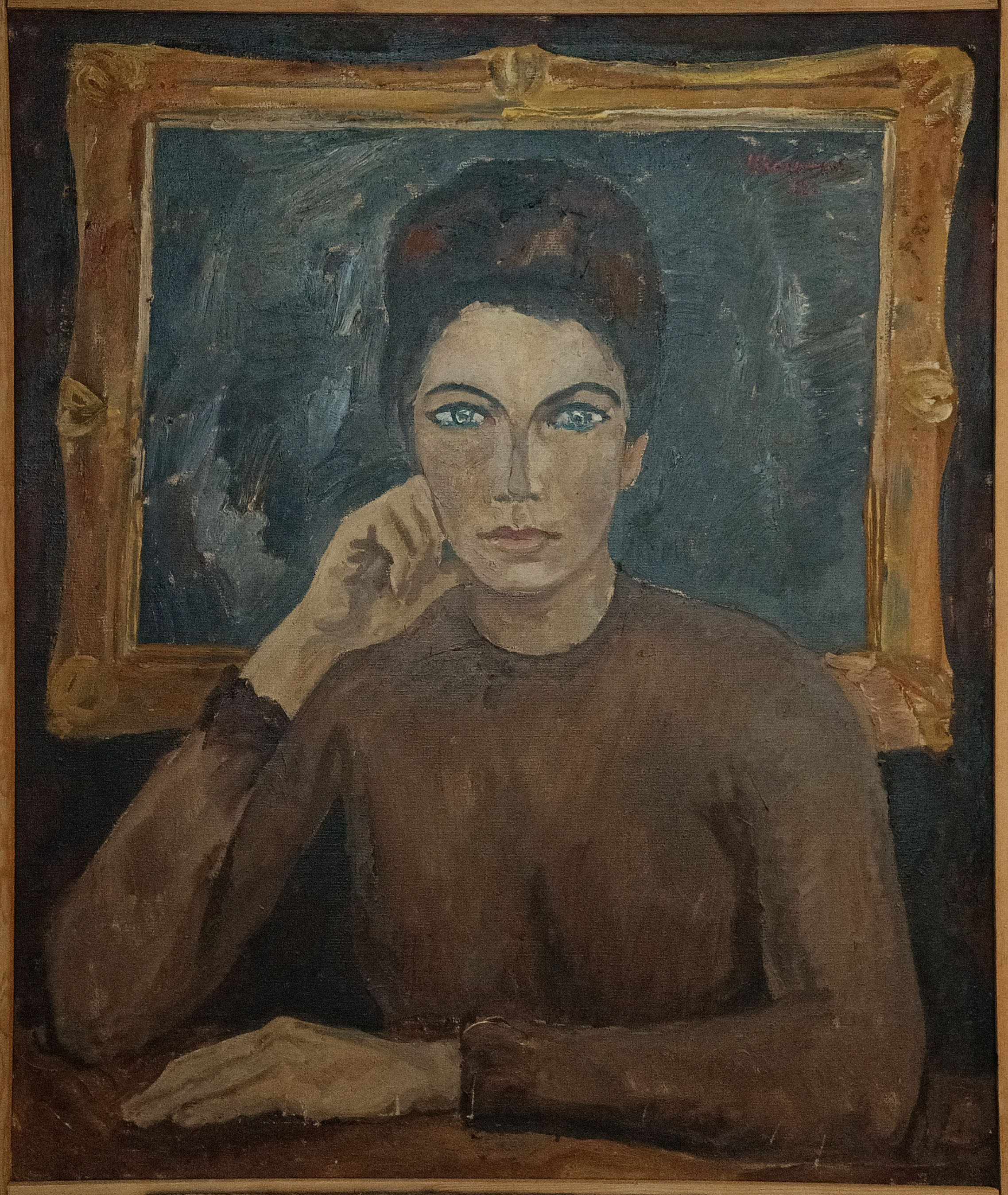 «Женский портрет» 1980 год. Художник Величко Вадим Семёнович