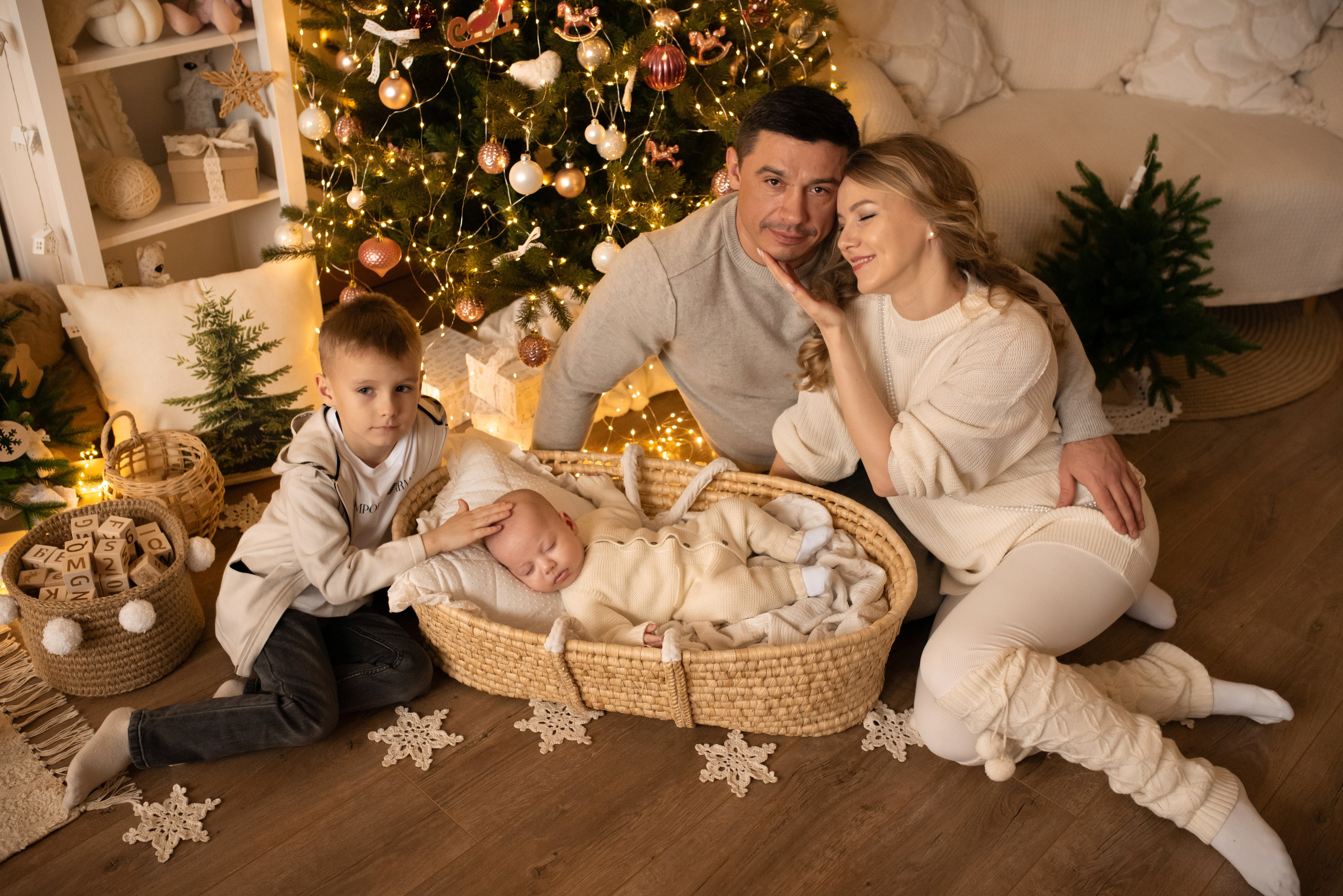 Новогодняя история для Льва. Фотограф новорожденных и детей до года в Челябинске Иванова Елена
