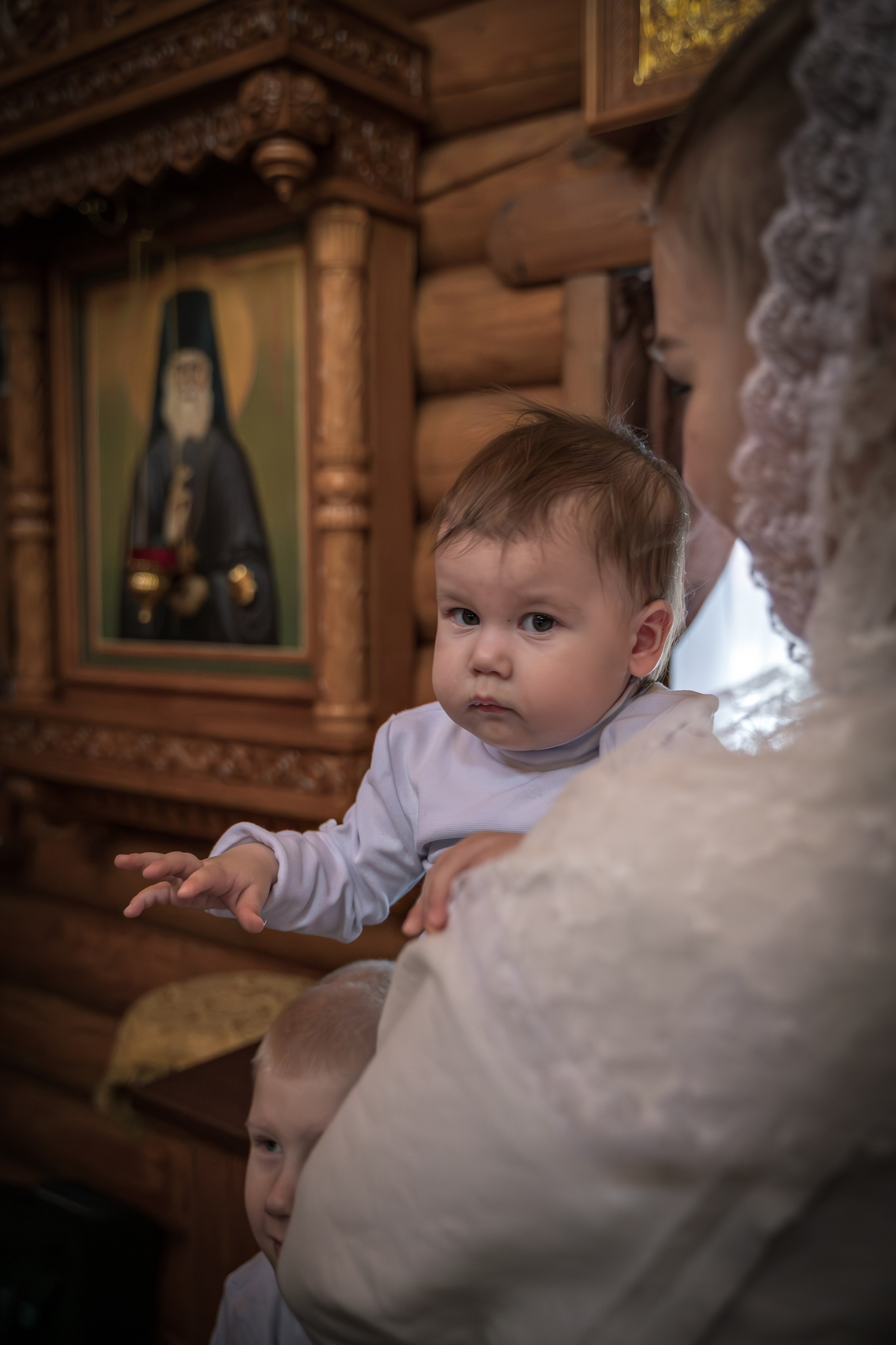 Крещение в Никольском храме д. Островцы