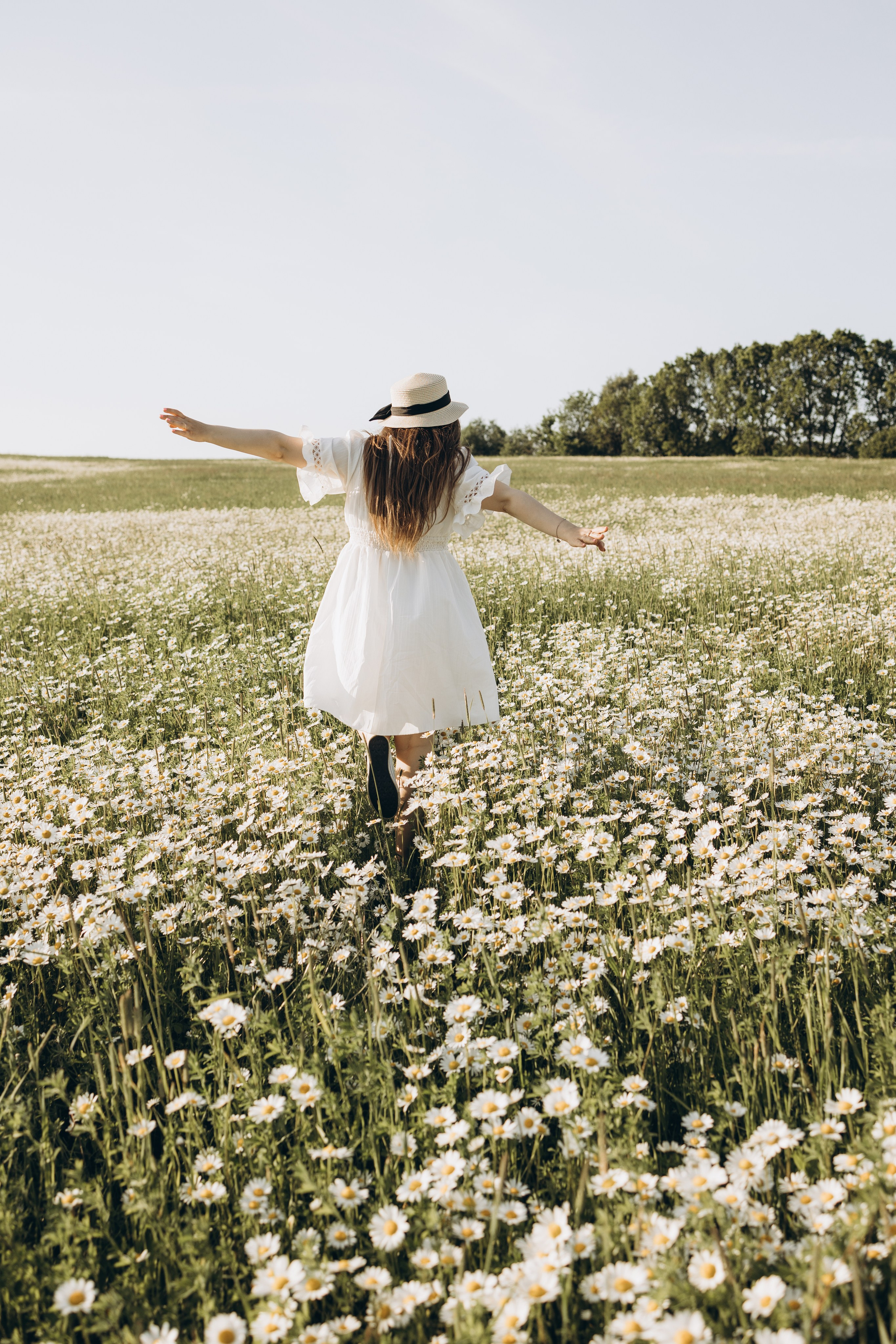 Маша и ромашки. Семейный фотограф в Москве Виктория Ястребинская