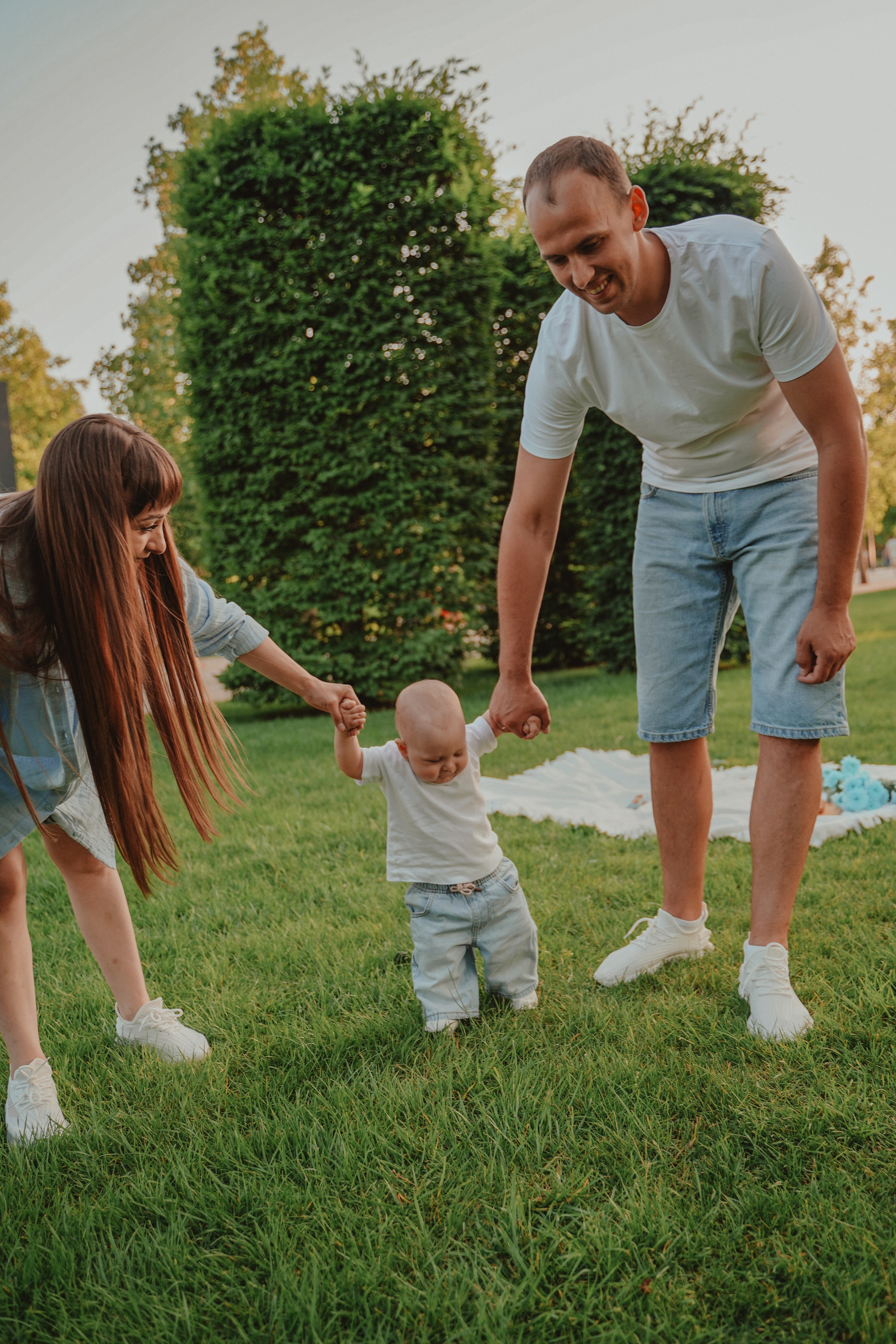 Семейная фотосессия в парке Галицкого. Семейный и женский фотограф в Краснодаре Анастасия Приймак