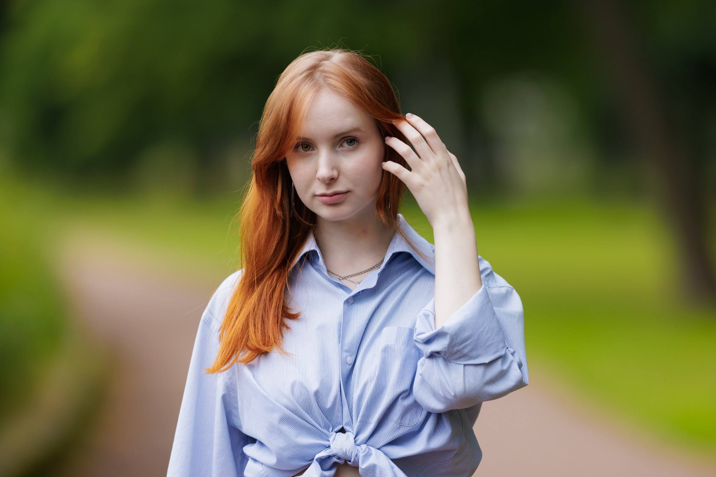 Маша Исаева. Петровский парк. Портретный фотограф в Санкт-Петербурге Александр Быстрицкий