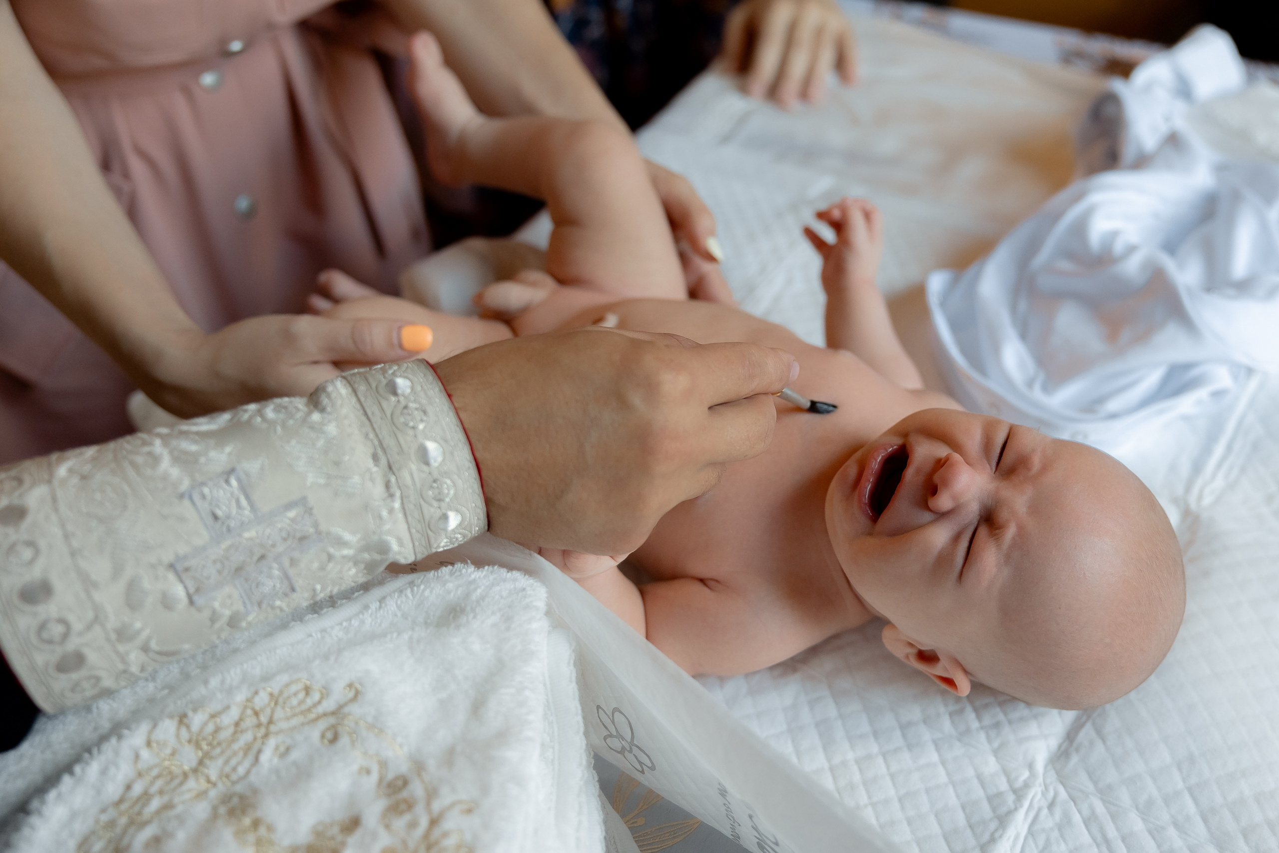 Таинство крещения Марка. Свадебный фотограф в Москве