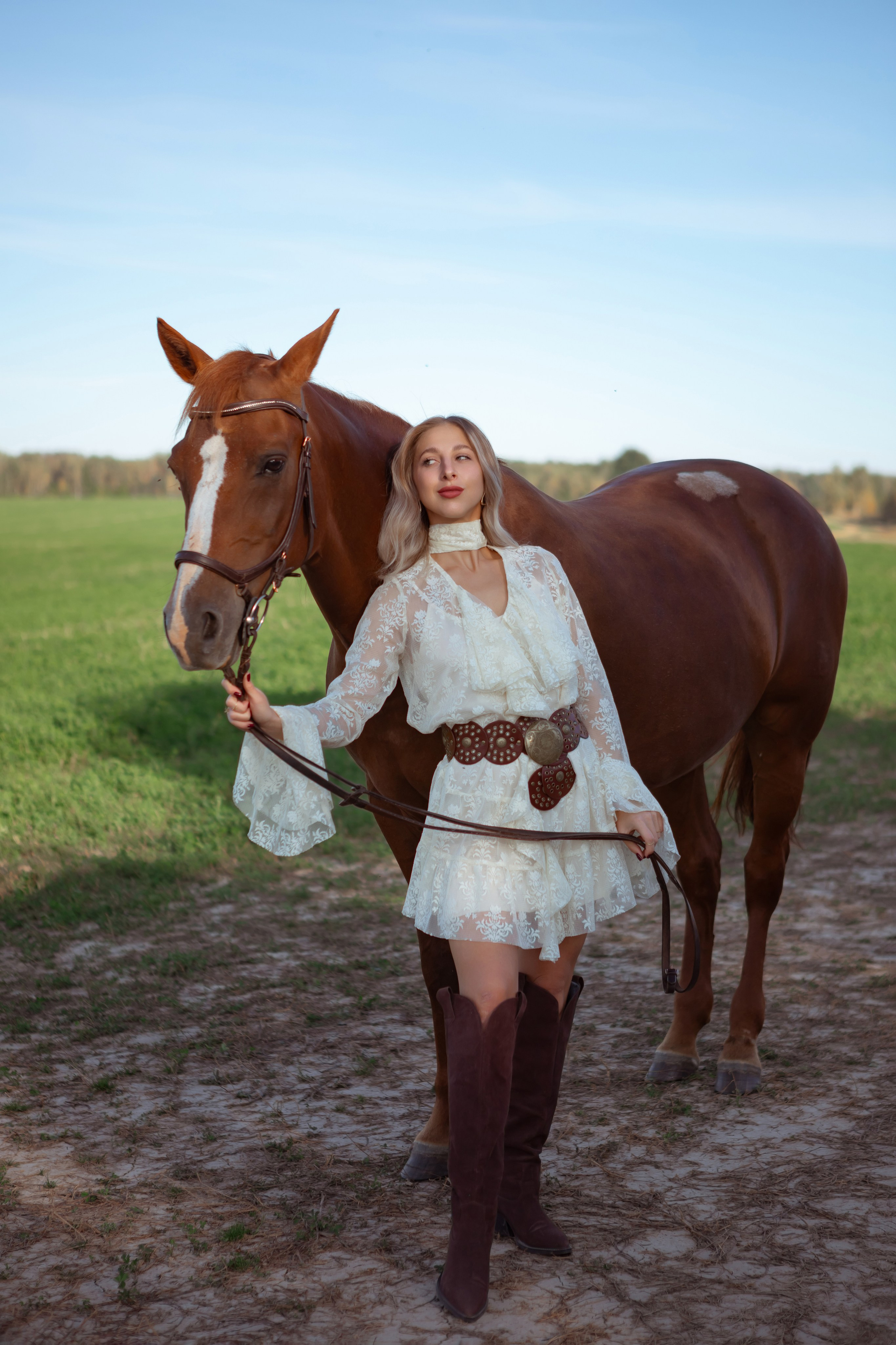 Съемка Елизавета с лошадьми. Фотограф Калуга