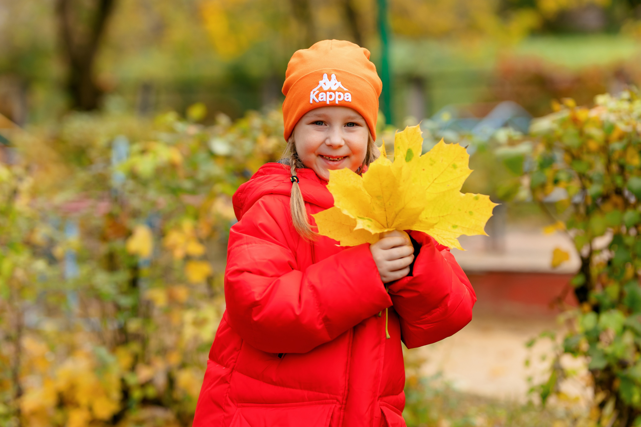 Осень в садике. Свадебный и семейный фотограф в Туле и области Маша Костина