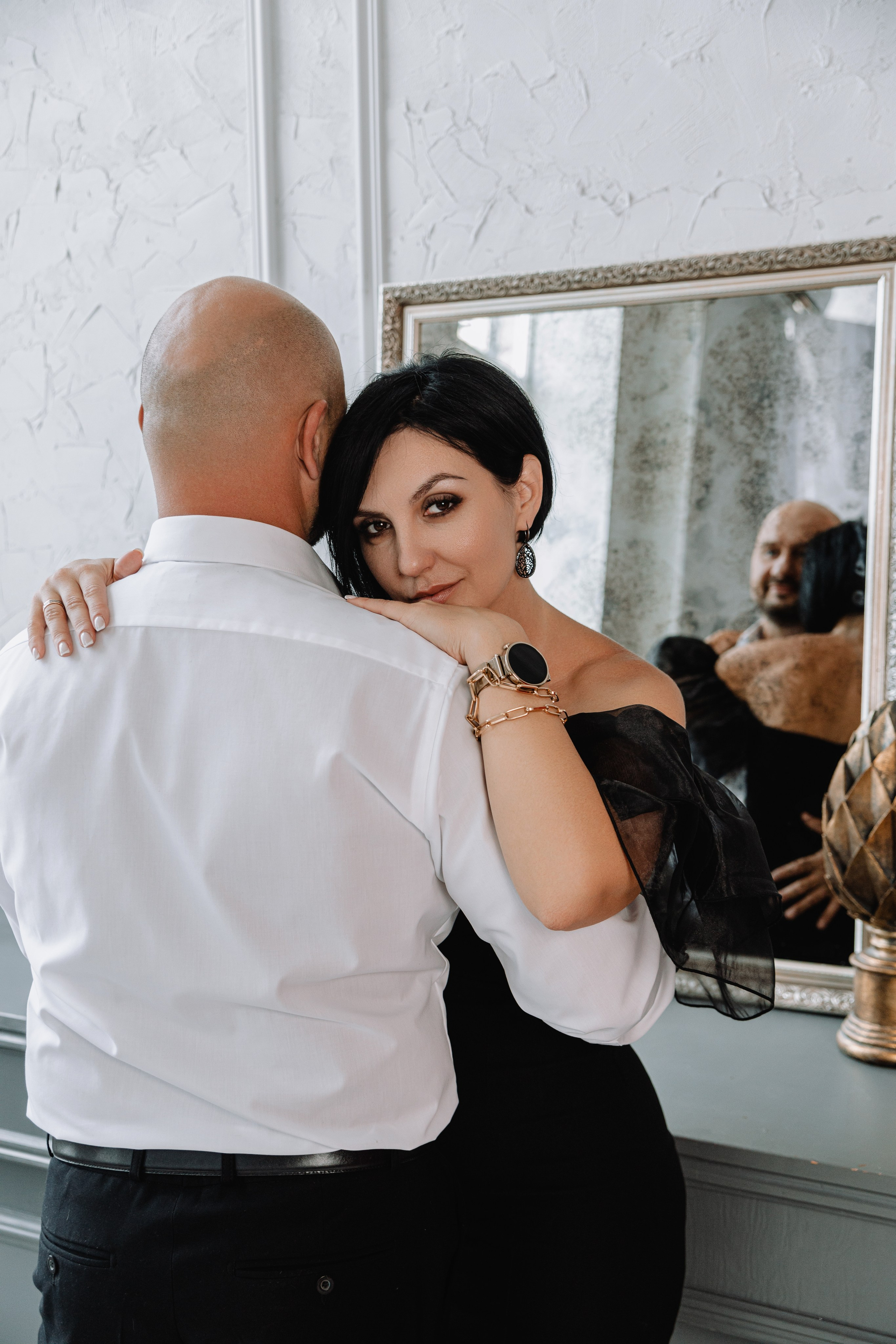 Евгения, Михаил и Дарина и собачка Чарли. Фотограф Воронеж Варвара