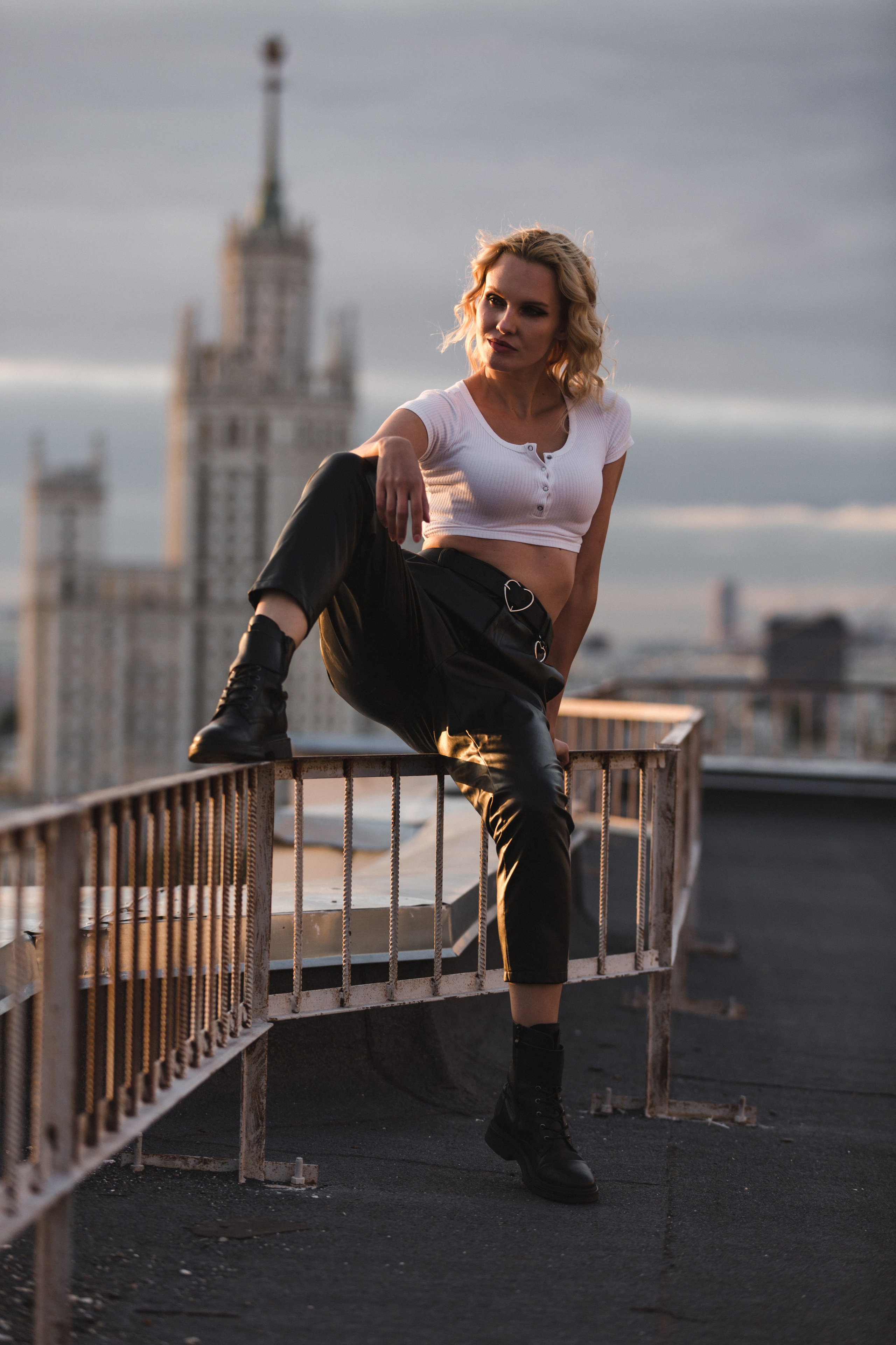 Света на крыше. Устинова Софья. Фотограф. Москва