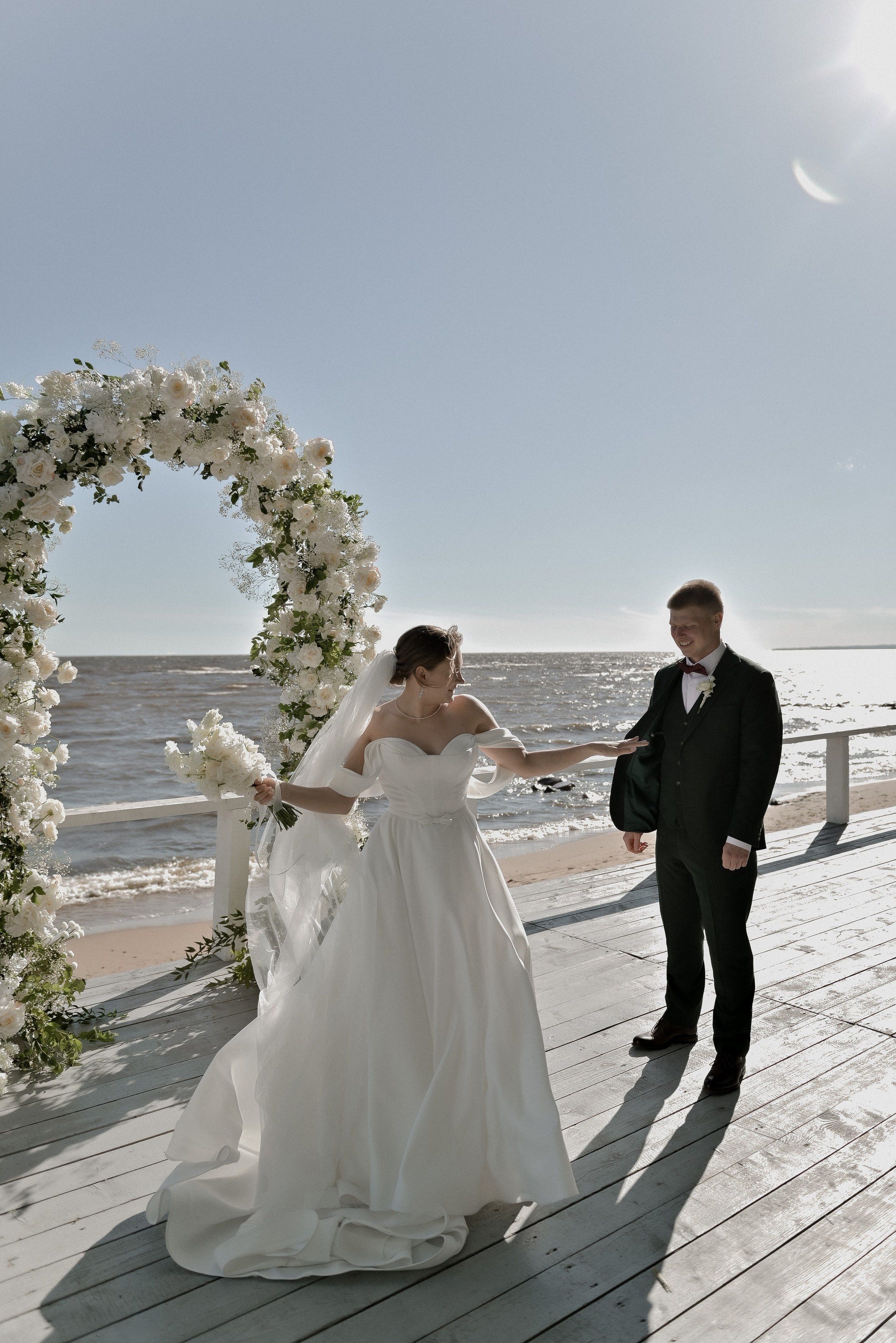 Ветреный Финский. Вадим и Валерия. Свадебный фотограф Евгения Черепанова
