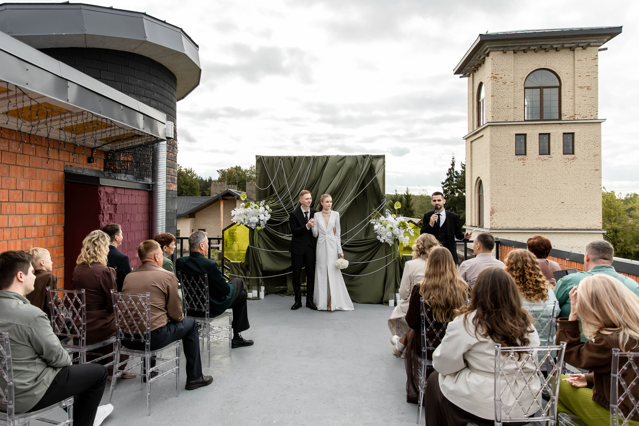 Выездная регистрация + Барвиха + банкет. Свадебный и семейный фотограф в Москве Диана Левченко
