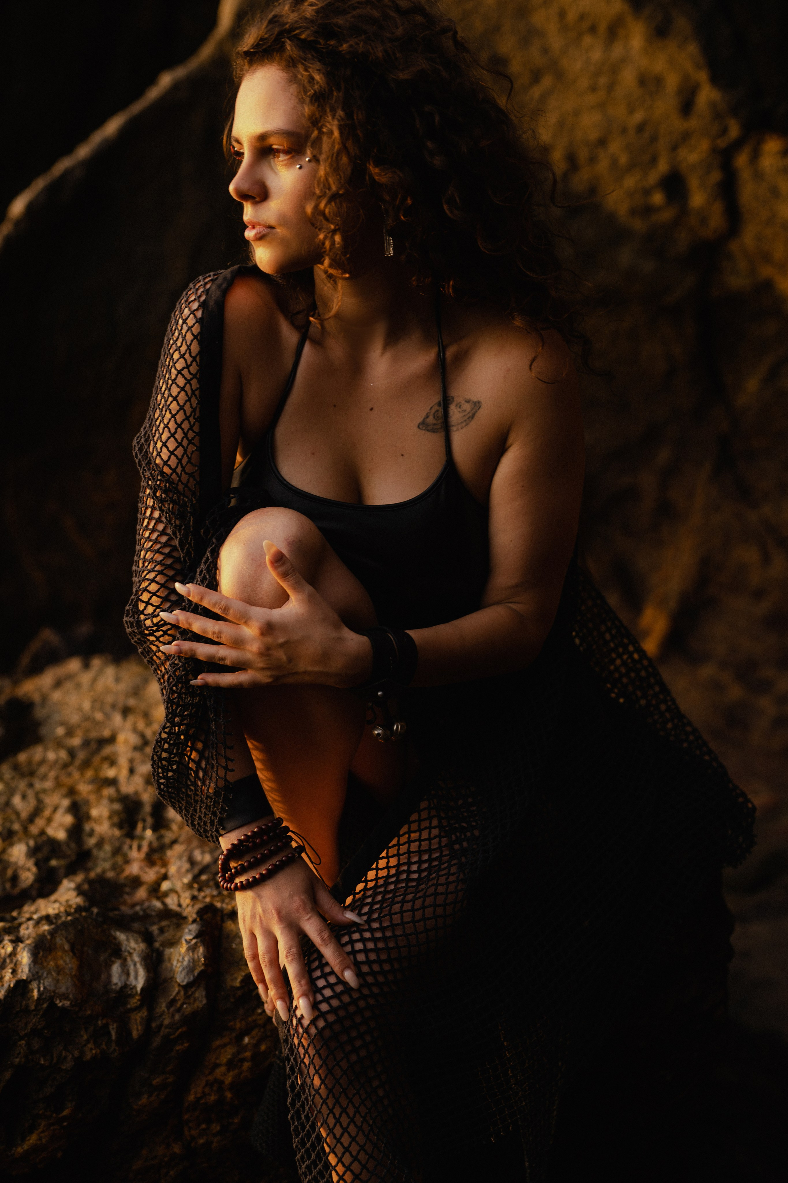 Ксения и море. Фотограф Аля Овчарова