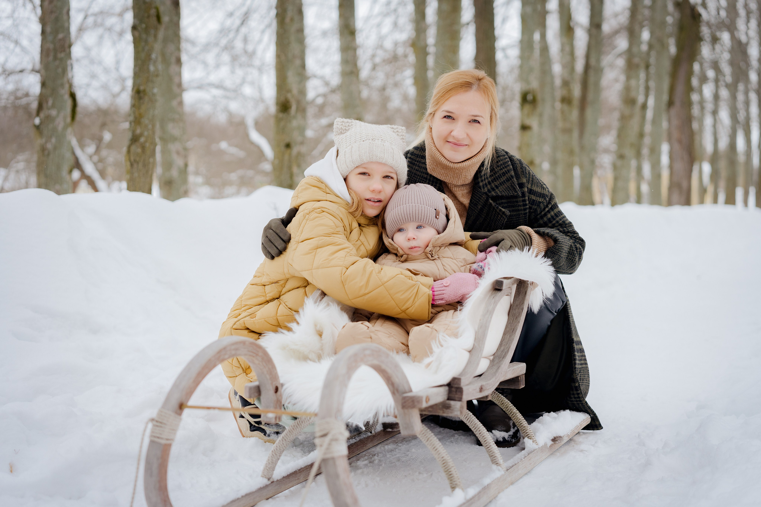Катерина и дочери. Портретный и семейный фотограф в Москве/Видное
