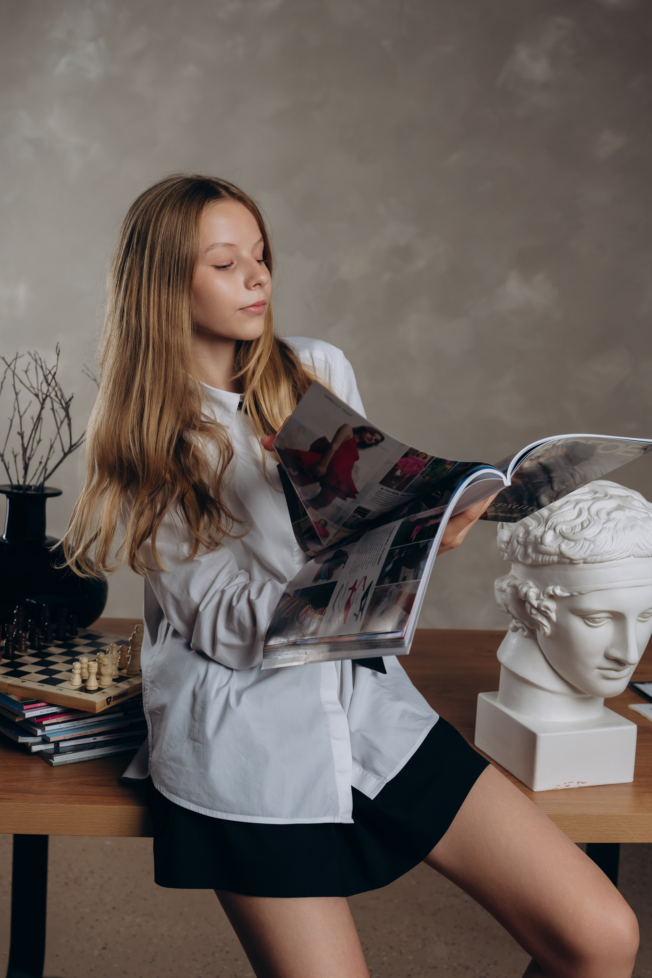 Рекламная съемка Woodbook. Efimova Model Agency