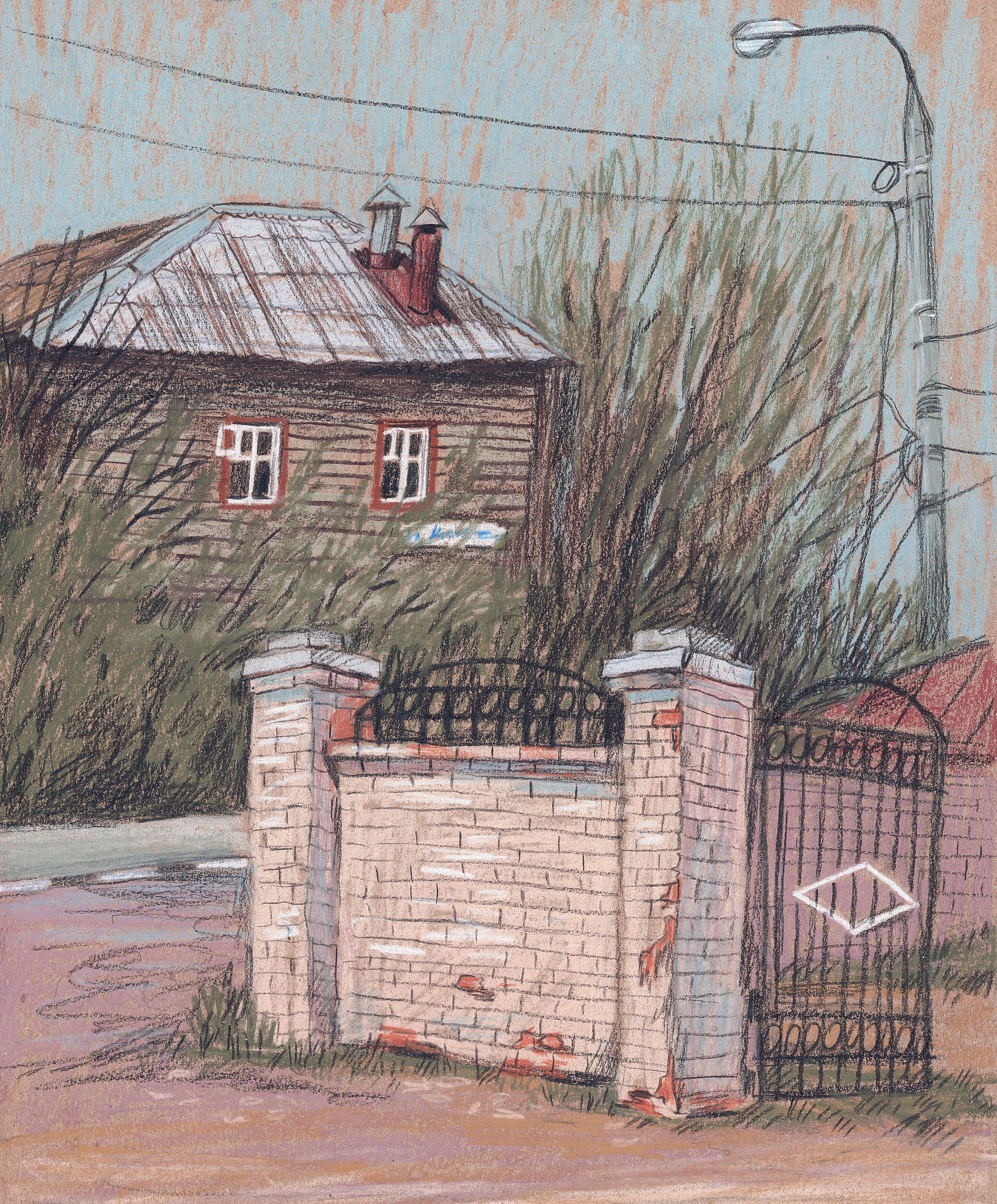 Домики. Художник Карина Милосердова