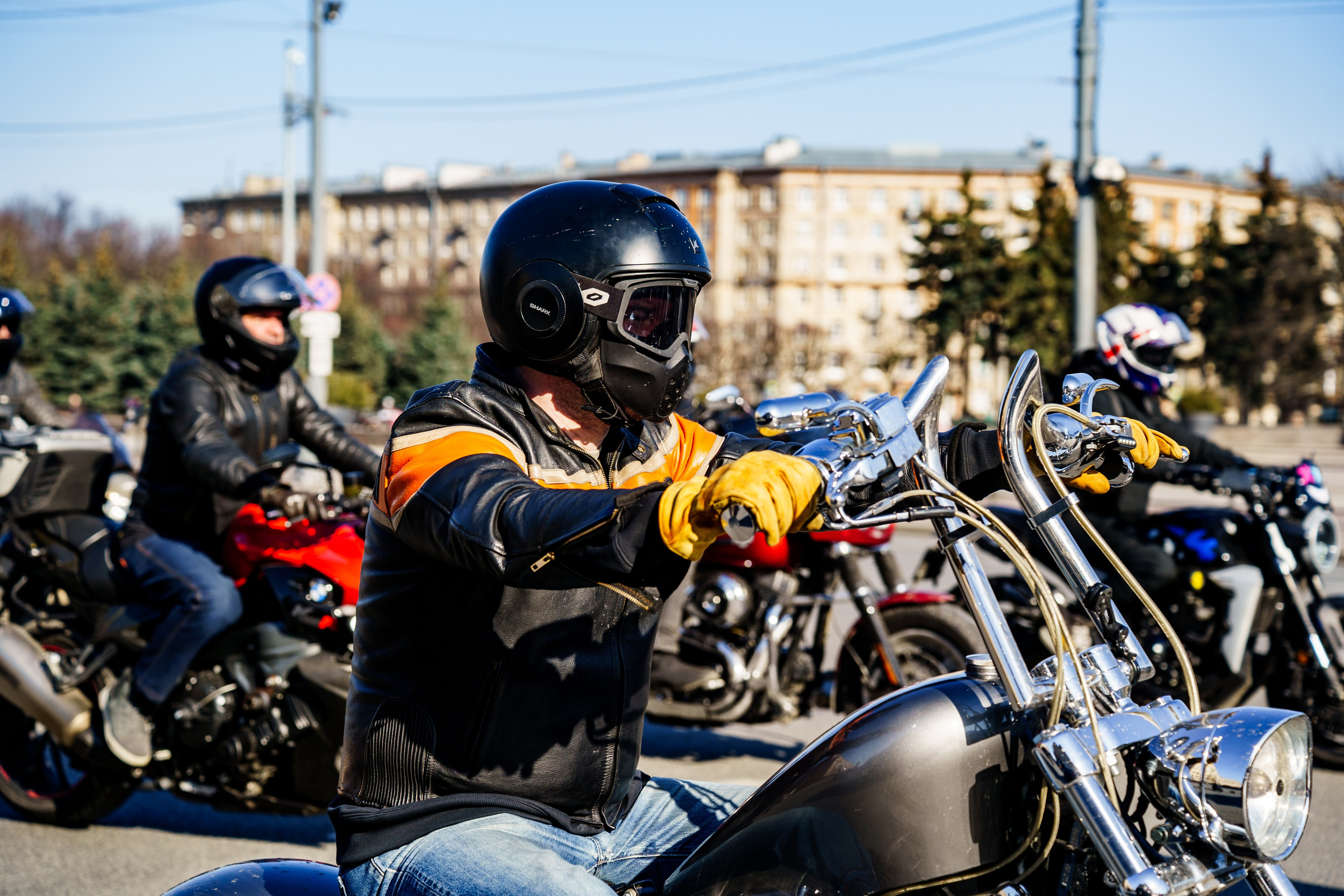 Прохват мотоклуба Norman Riders ч.1. Концертный и репортажный фотограф в Санкт-Петербурге Слава Пахомов